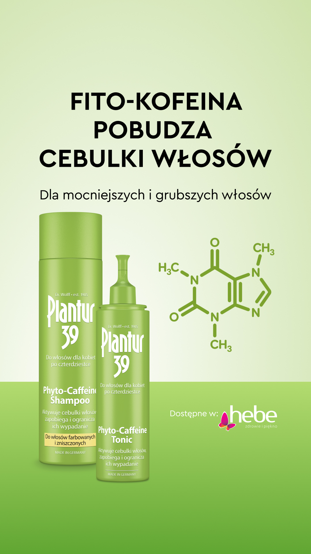 Plantur Facebook ad: Dla pełniejszych, grubszych włosów