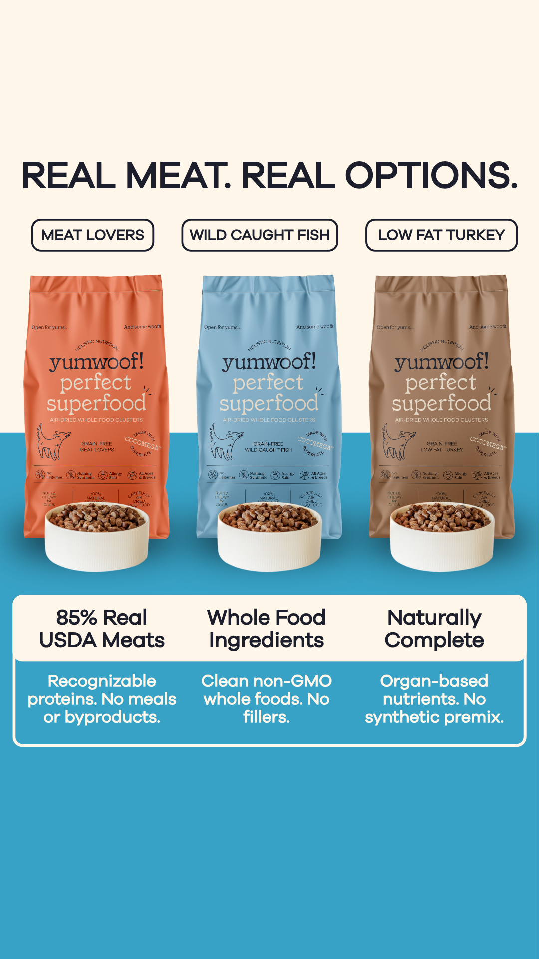 Yumwoof Natural Pet Food Facebook ad
