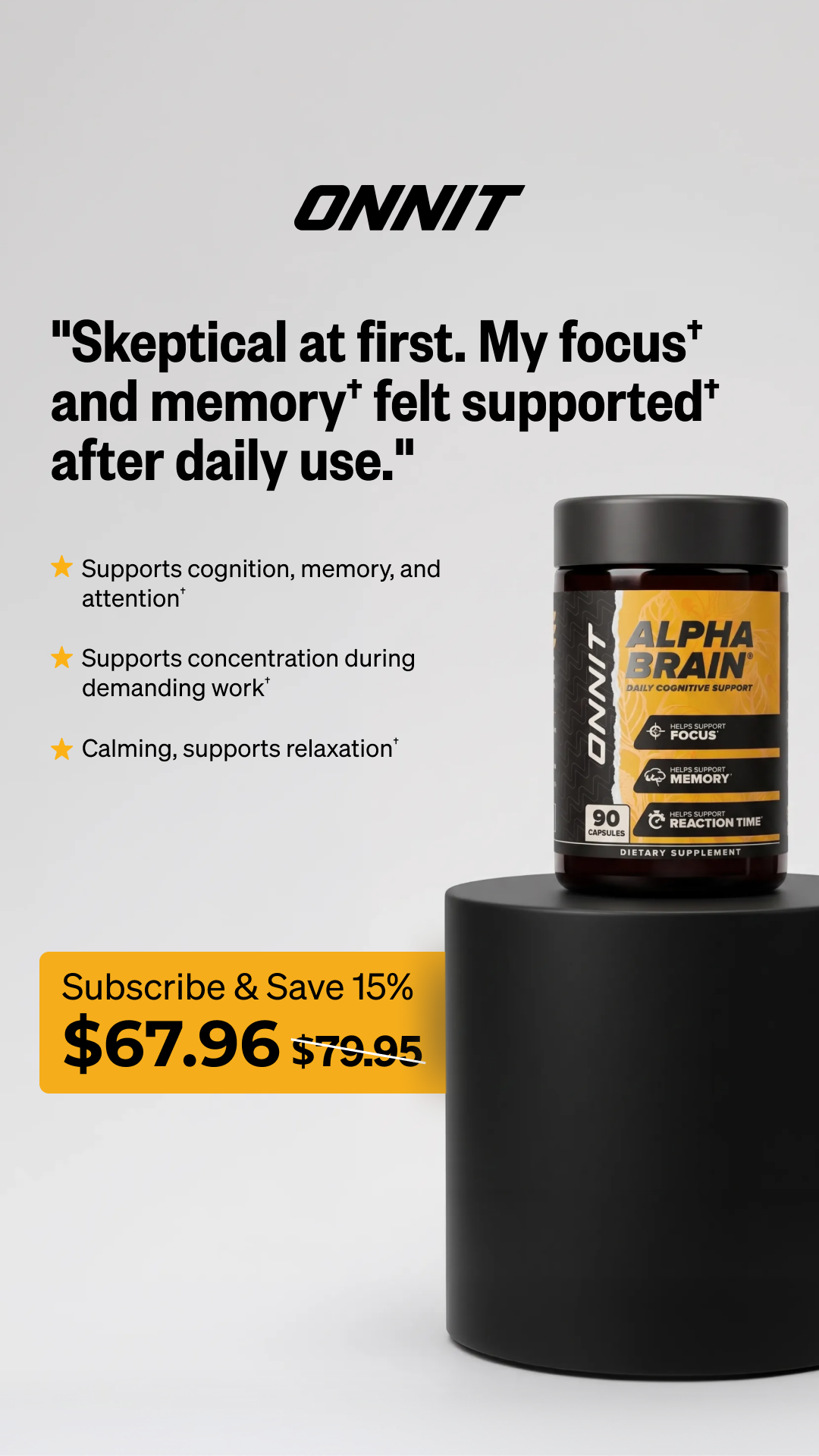 Onnit Facebook ad