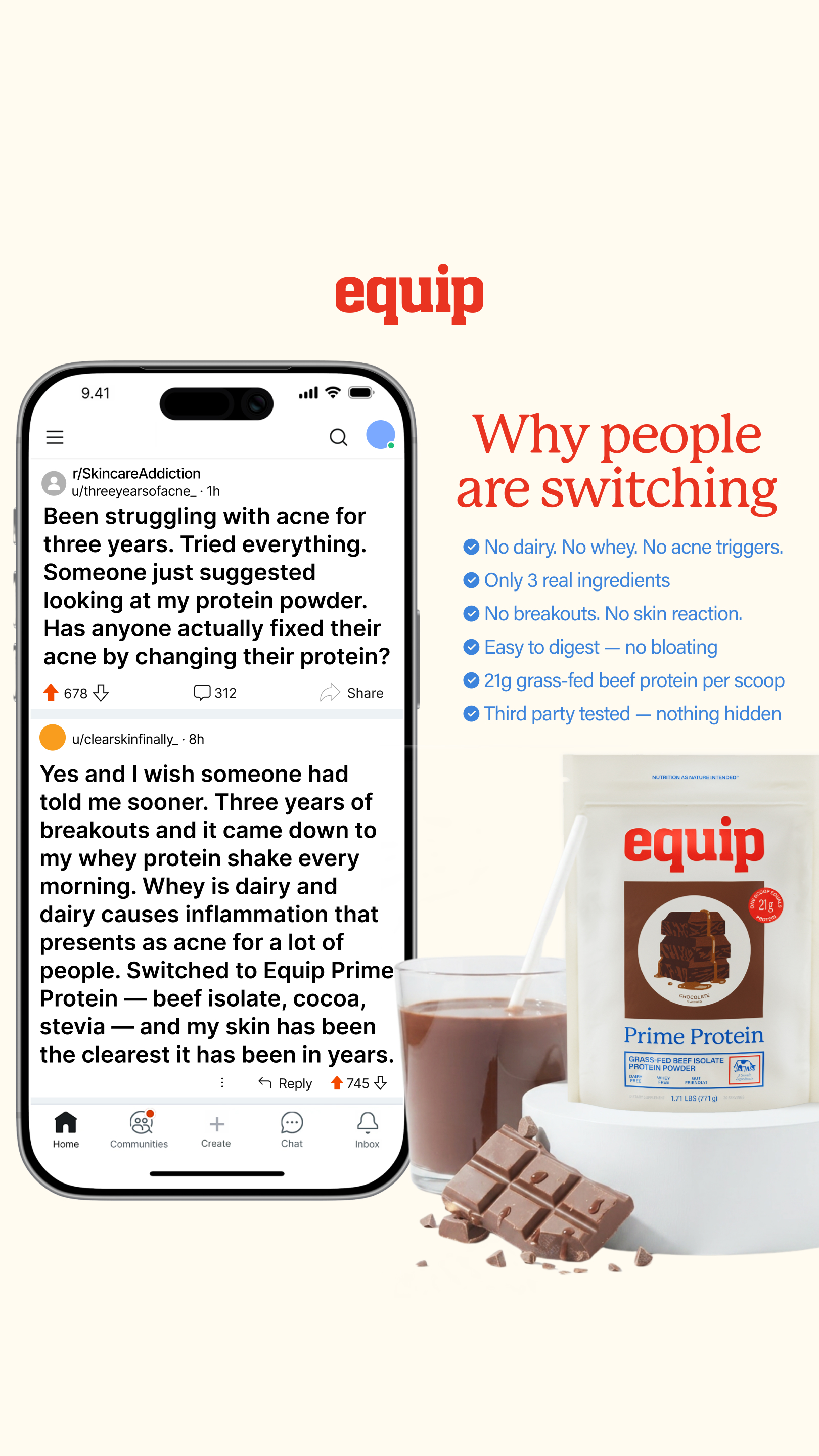 Equip Facebook ad