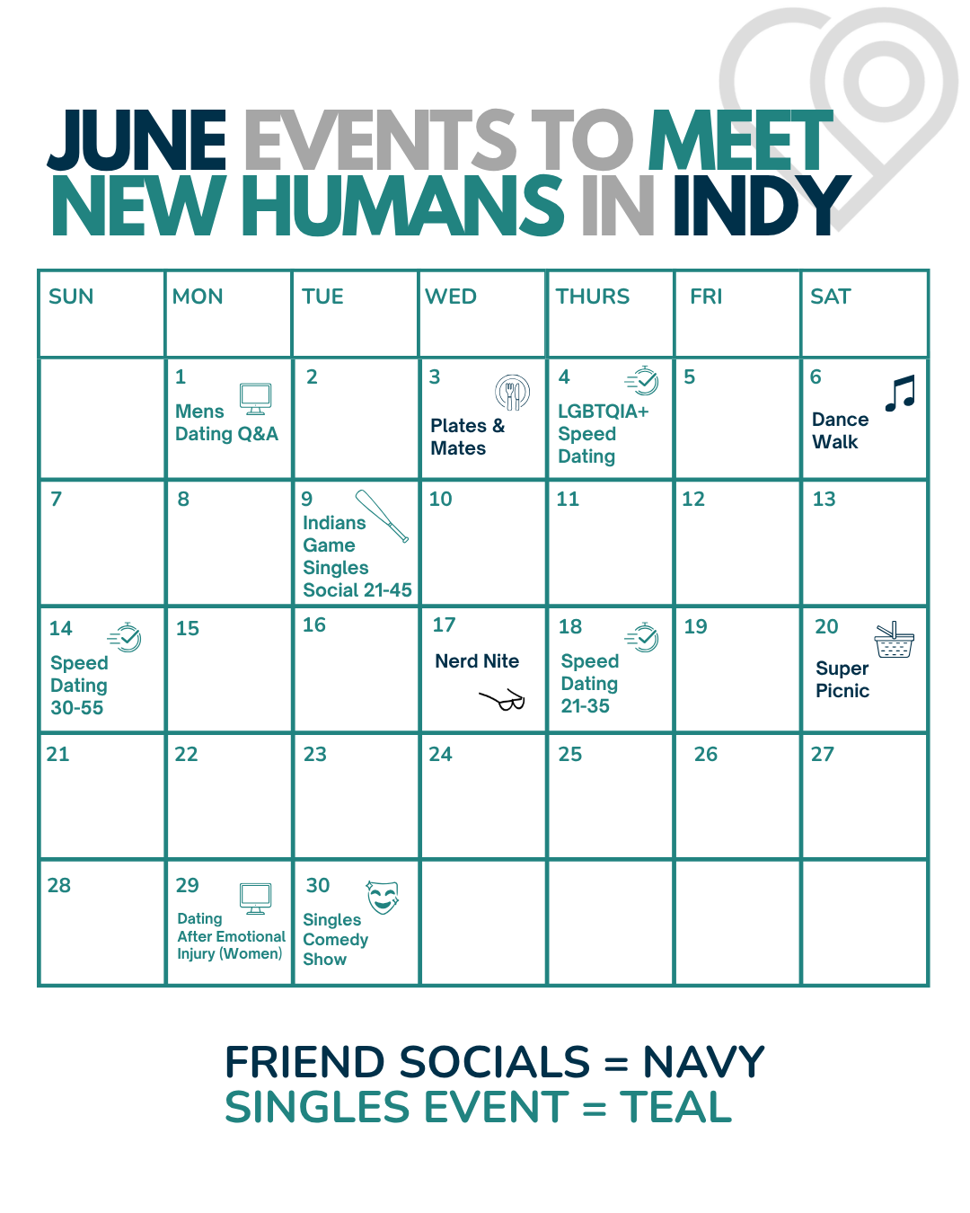 FIND Indianapolis Singles Facebook ad: Ready to meet singles IRL?