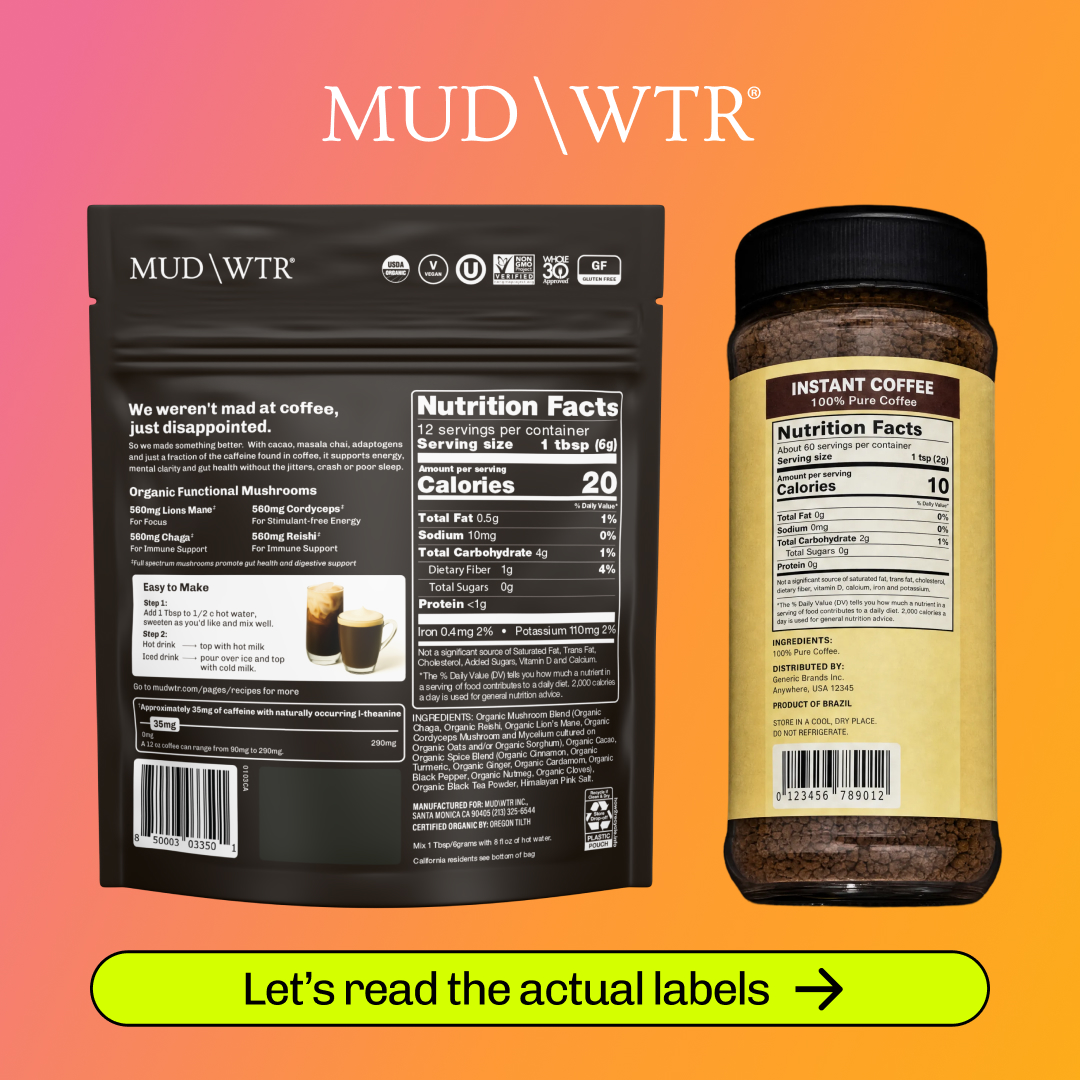 MUD\WTR Facebook ad