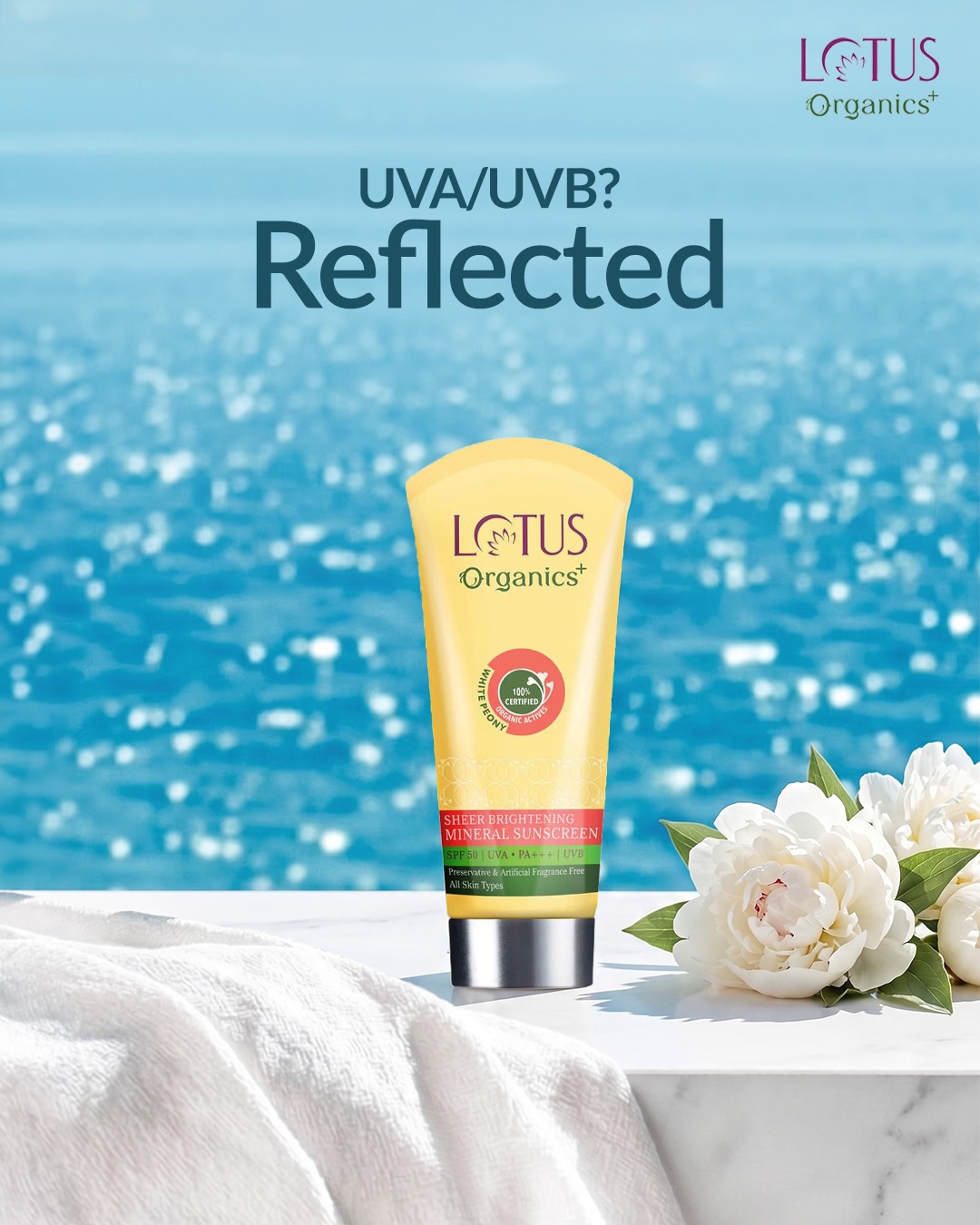 Lotus Organics + Facebook ad