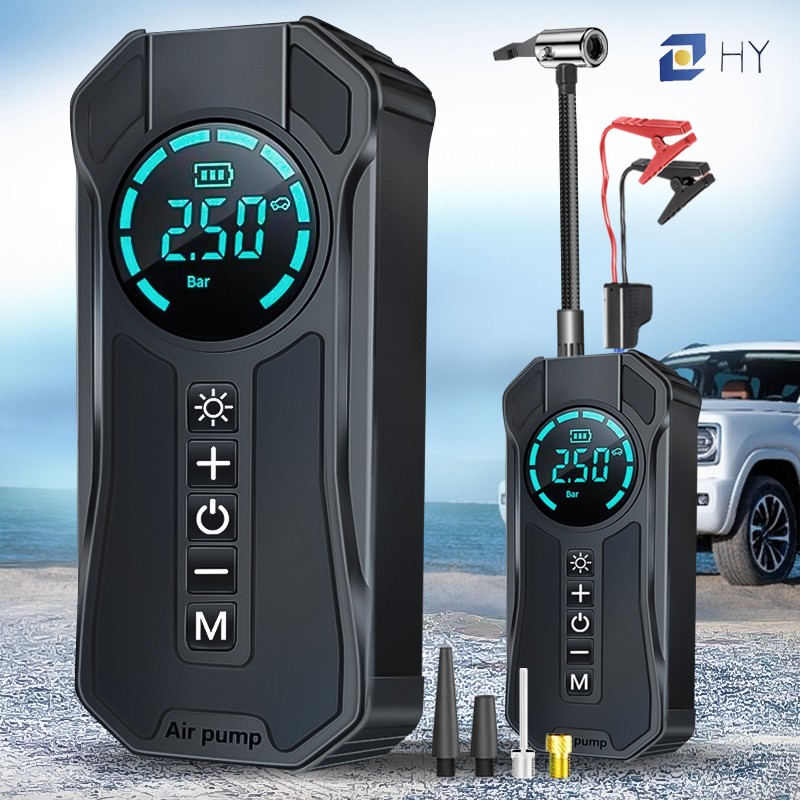 Dongguan Hangyi Precision Mold Co.,LTD Facebook ad: Available in Ghana stores Portable Car Air Compressor…