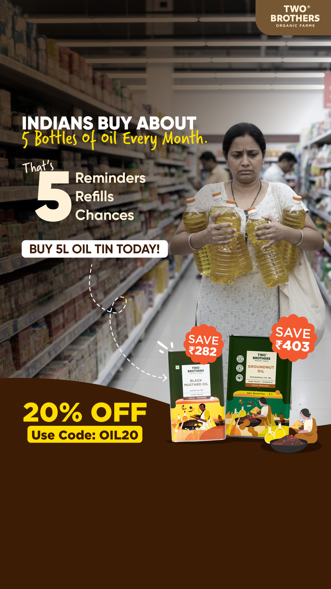 Two Brothers Organic Farms Facebook ad