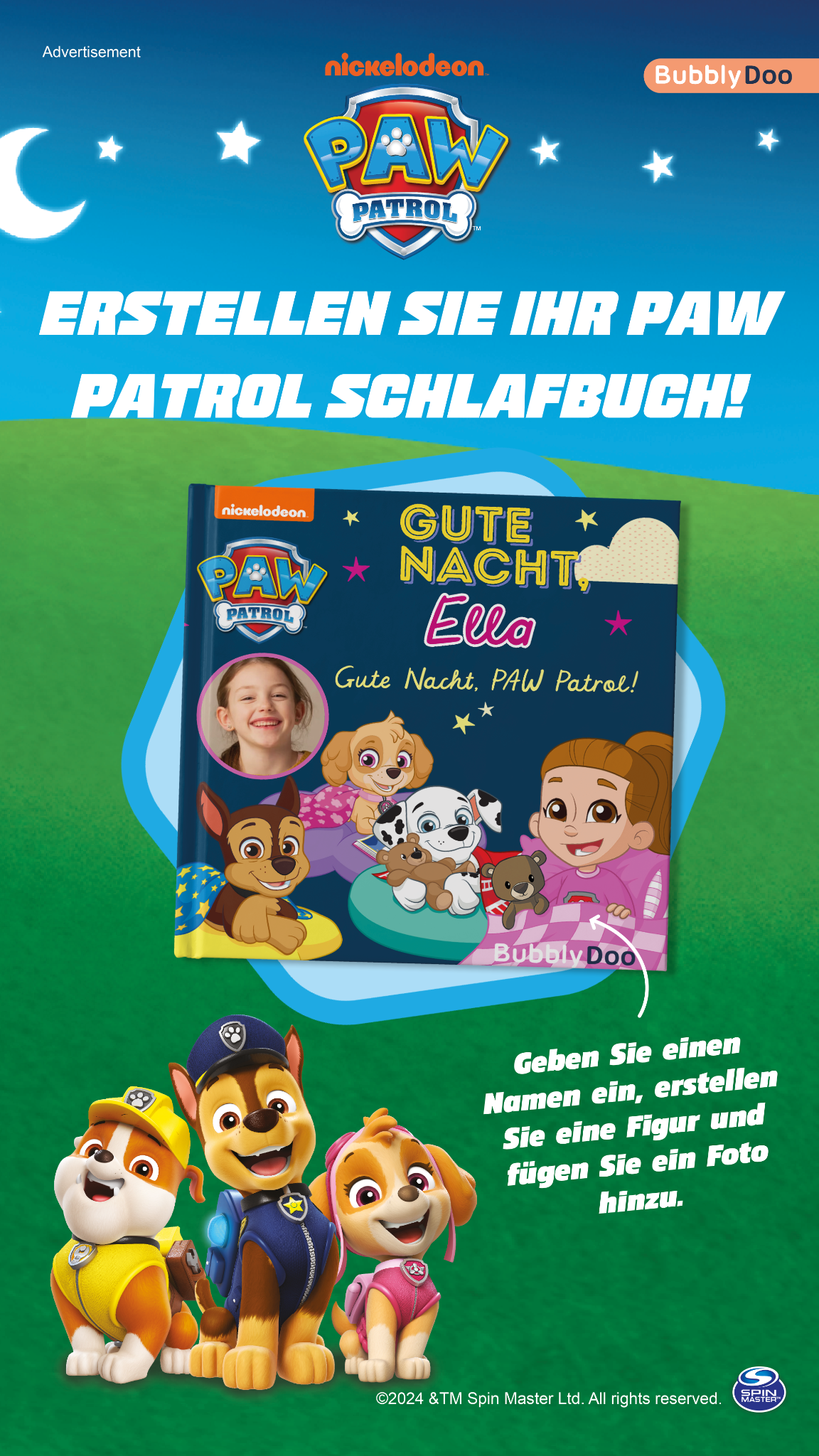 BubblyDoo Bücher Facebook ad