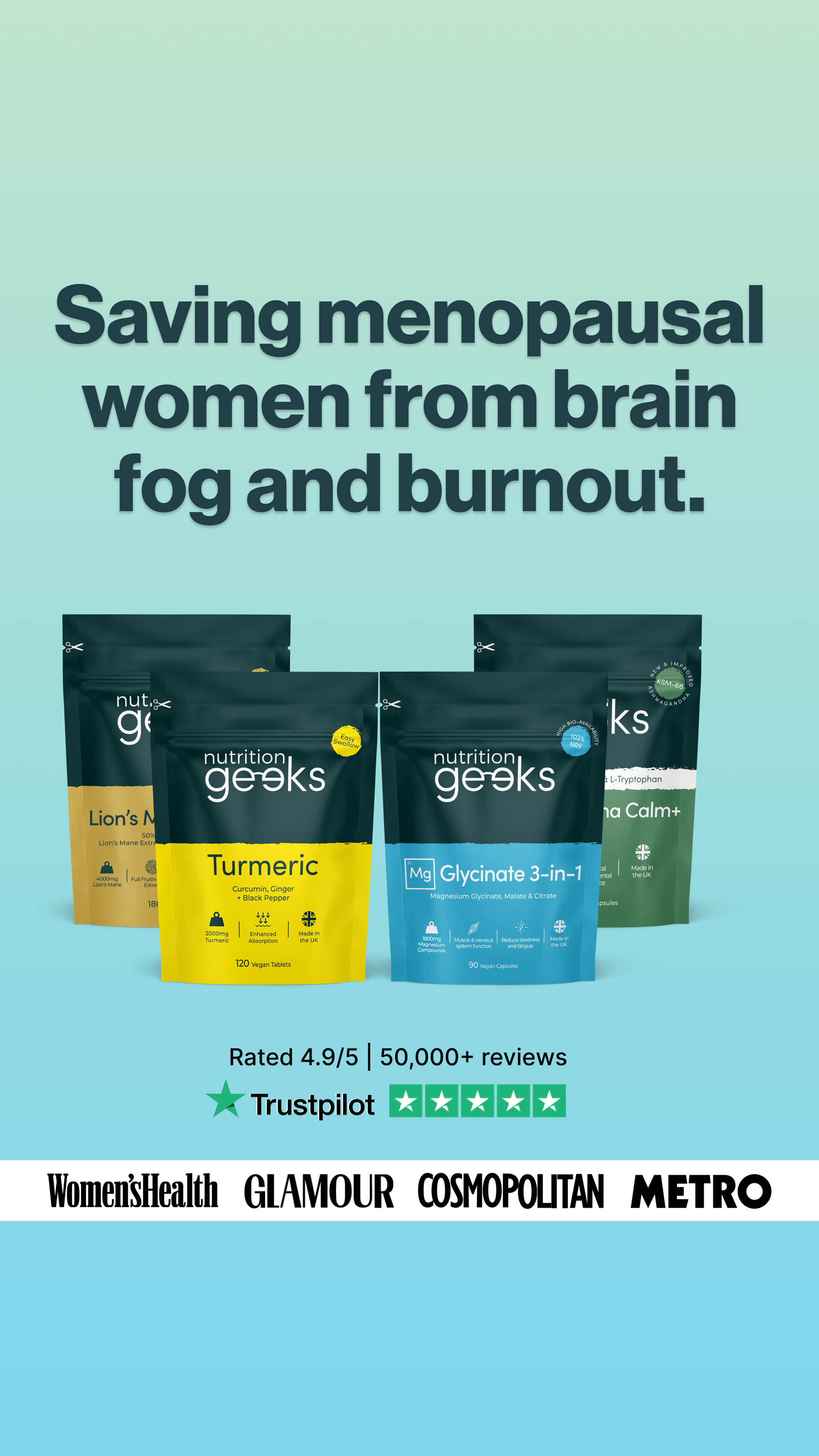 Nutrition Geeks Facebook ad