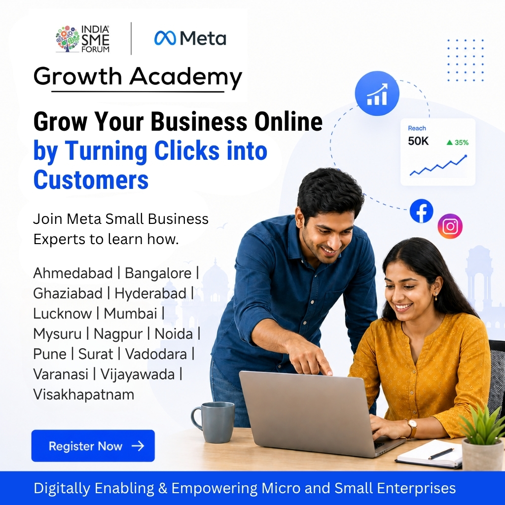 India SME Forum Facebook ad: Grow your Business Online, Learn from Meta Experts