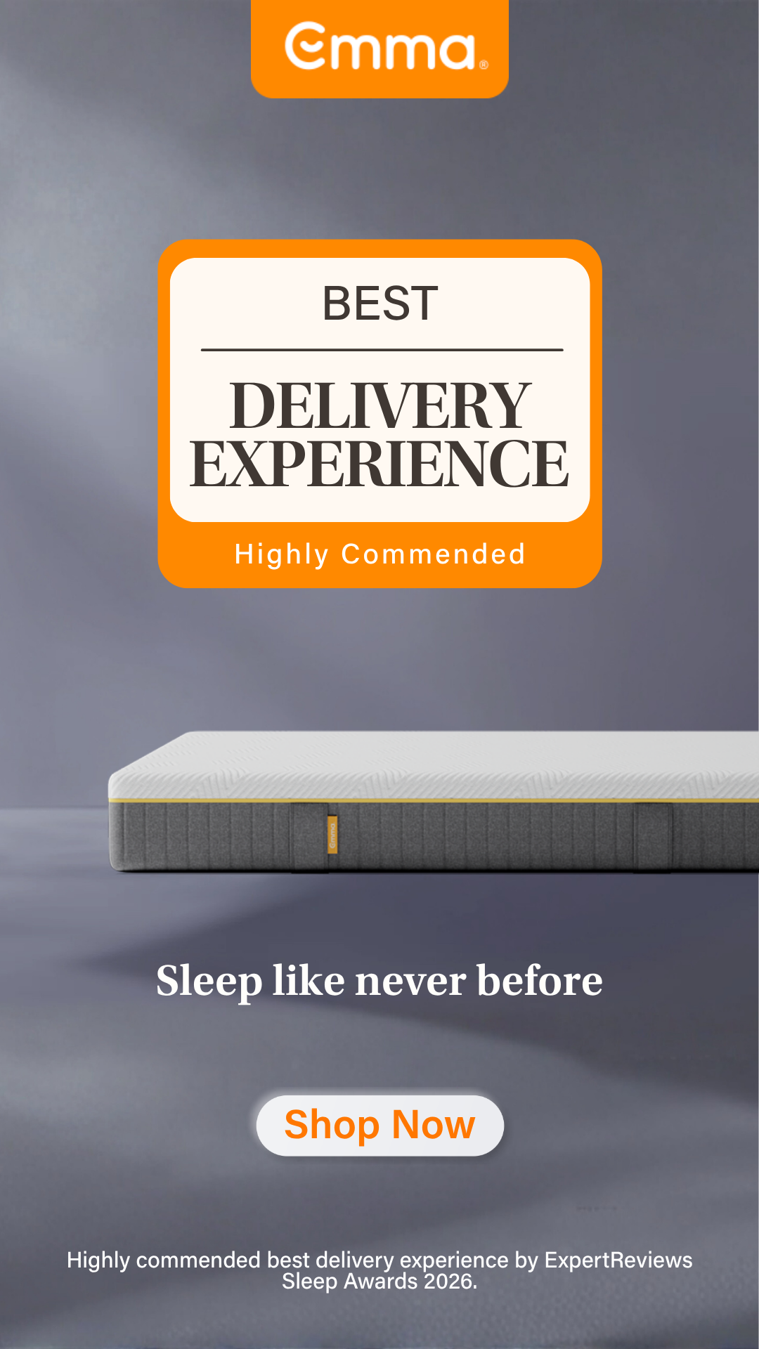 Emma Sleep UK Facebook ad