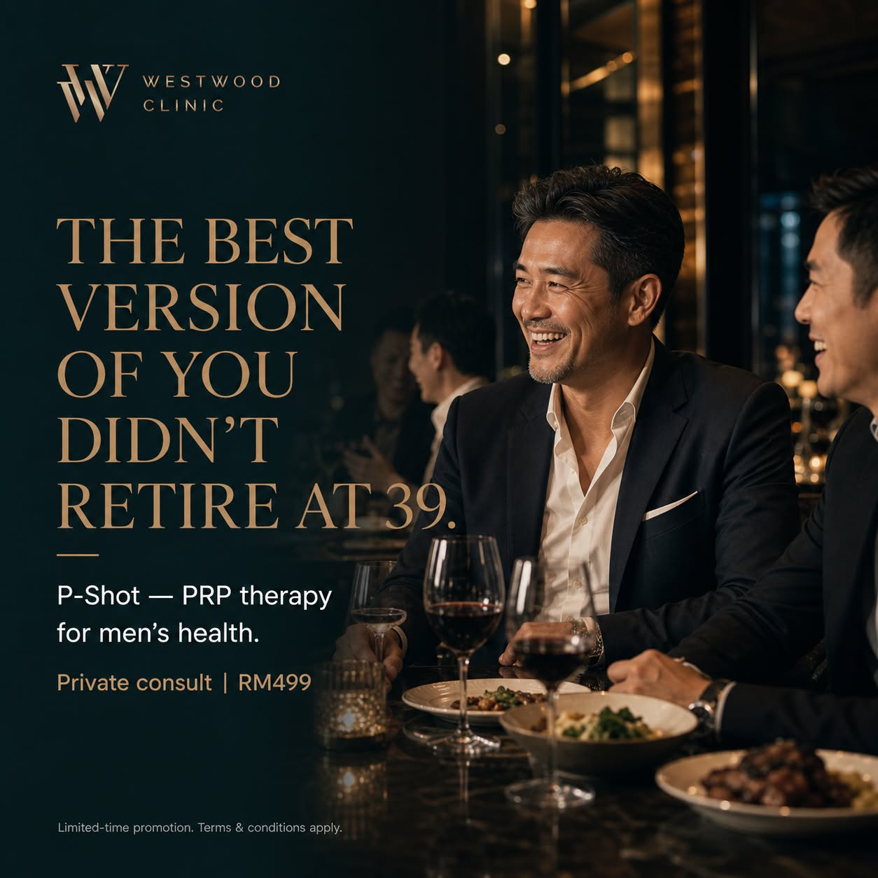 Westwood Clinic Facebook ad: Invest In Yourself, Quietly