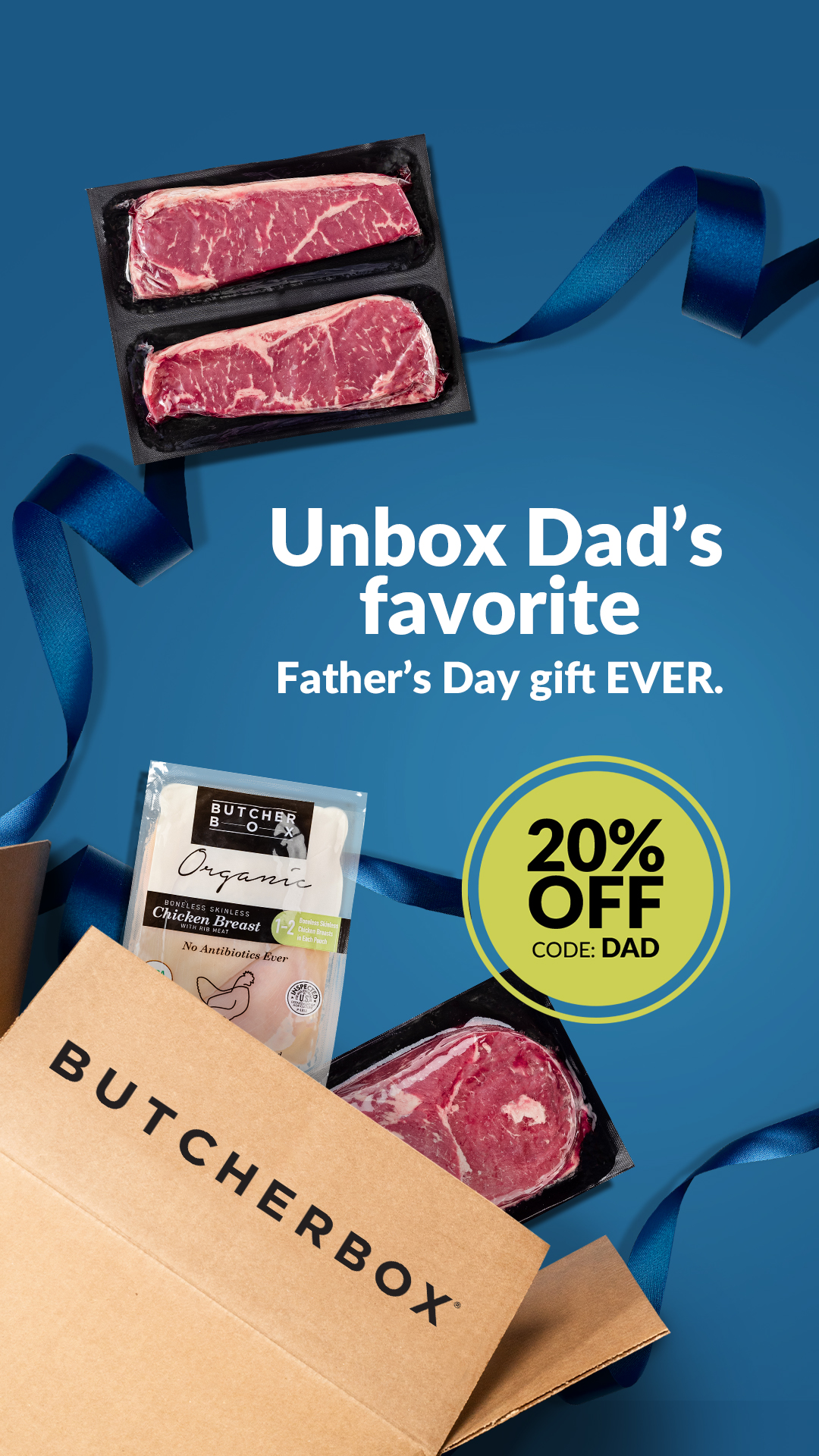ButcherBox Facebook ad