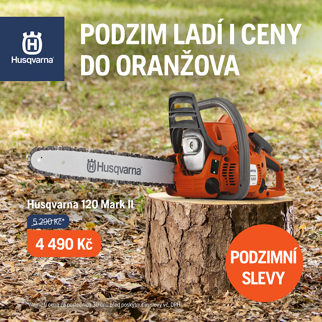 Husqvarna Česko Facebook ad: To nejlepší z podzimní akce Husqvarna!