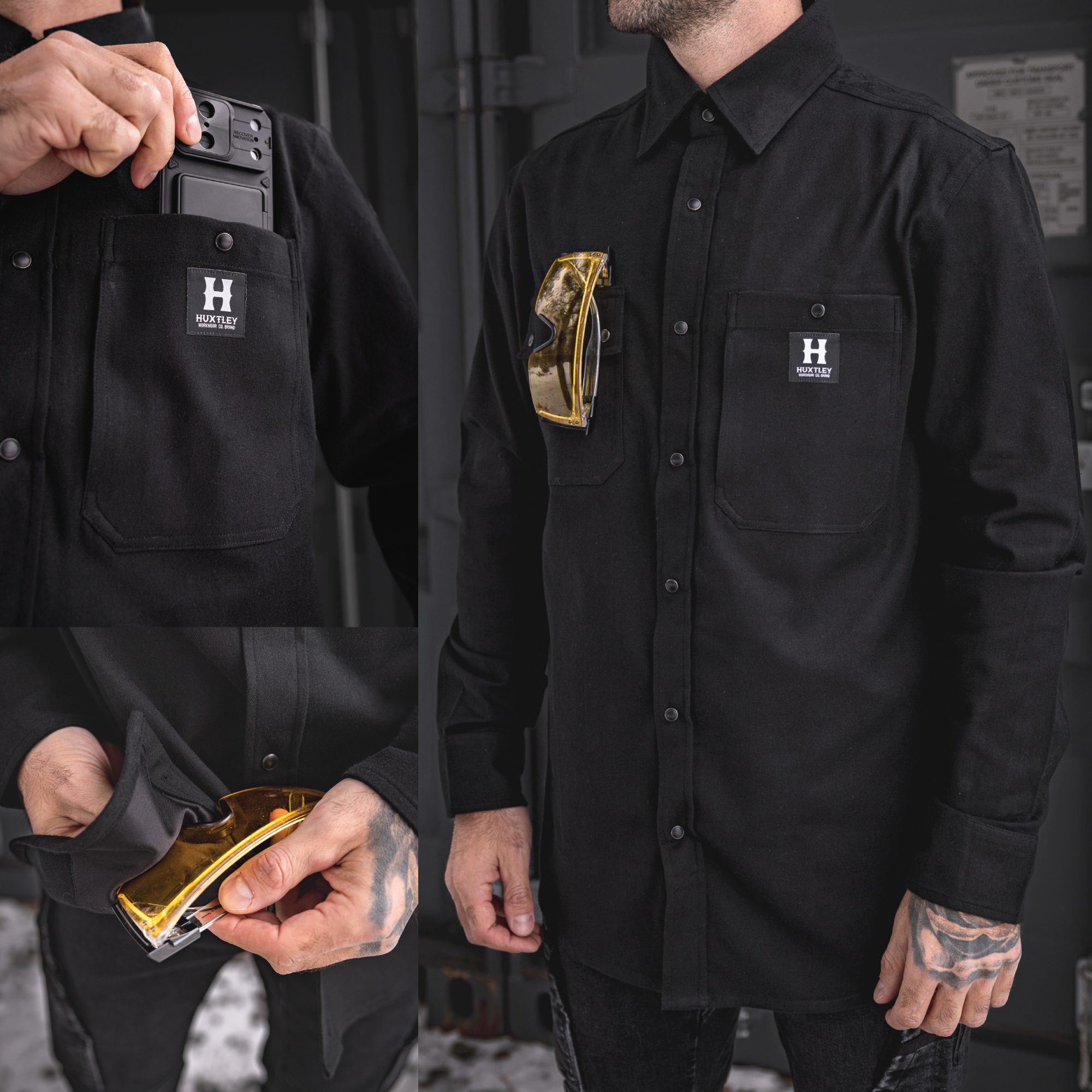 Huxtley Workwear Co. Facebook ad