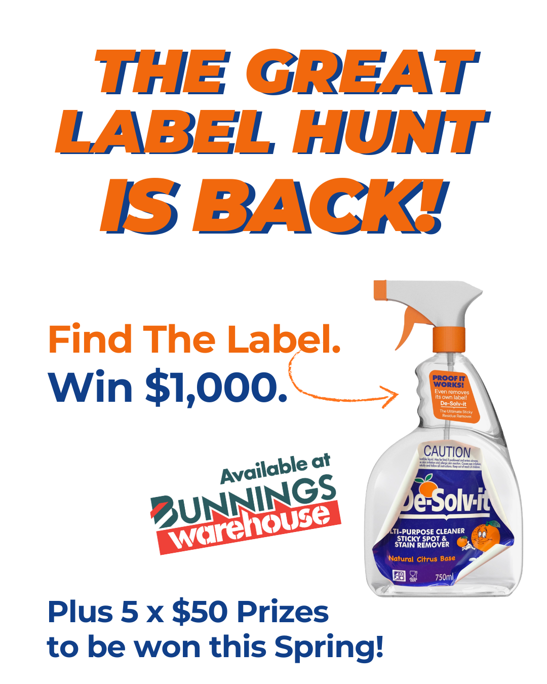 De-Solv-it Facebook ad: Bought De-Solv-it? Enter Now