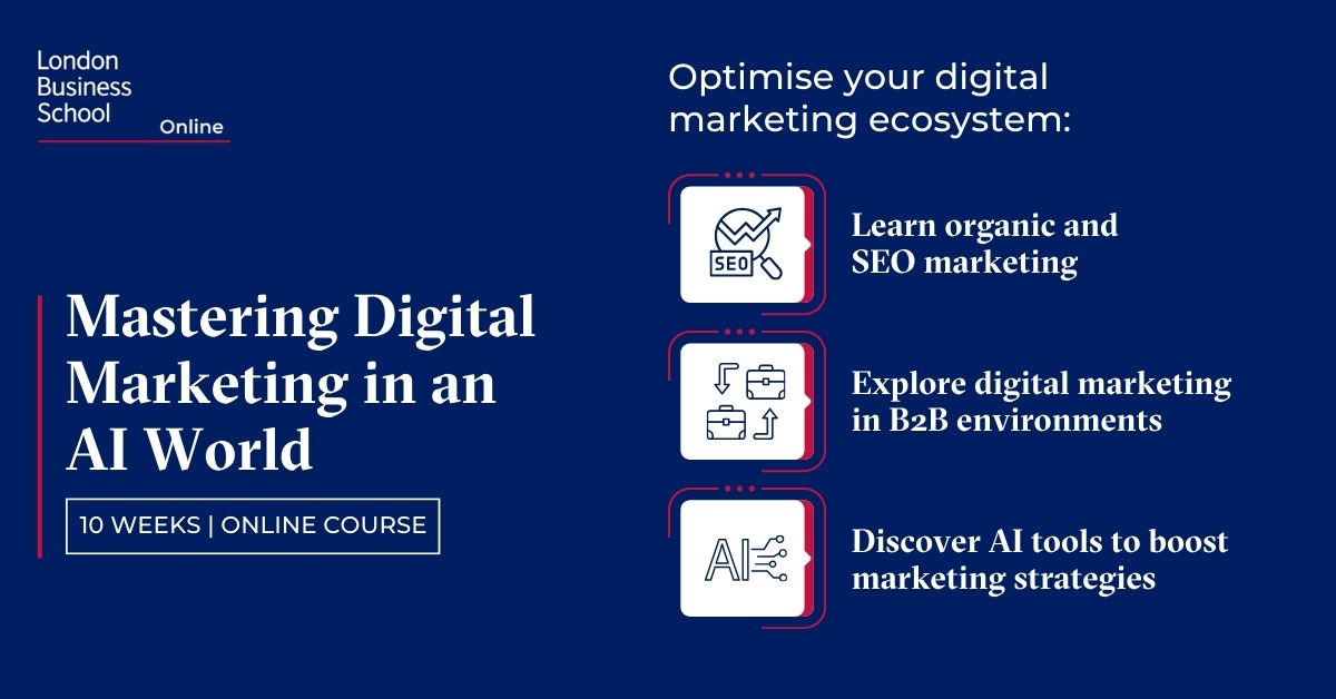 London Business School Facebook ad