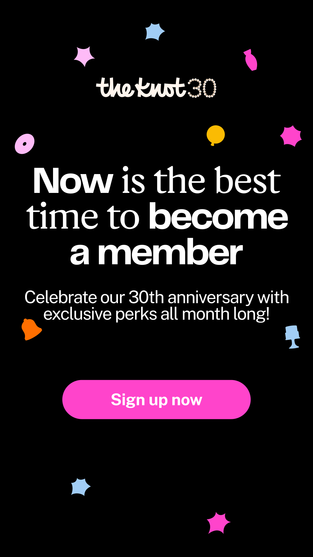 The Knot Facebook ad