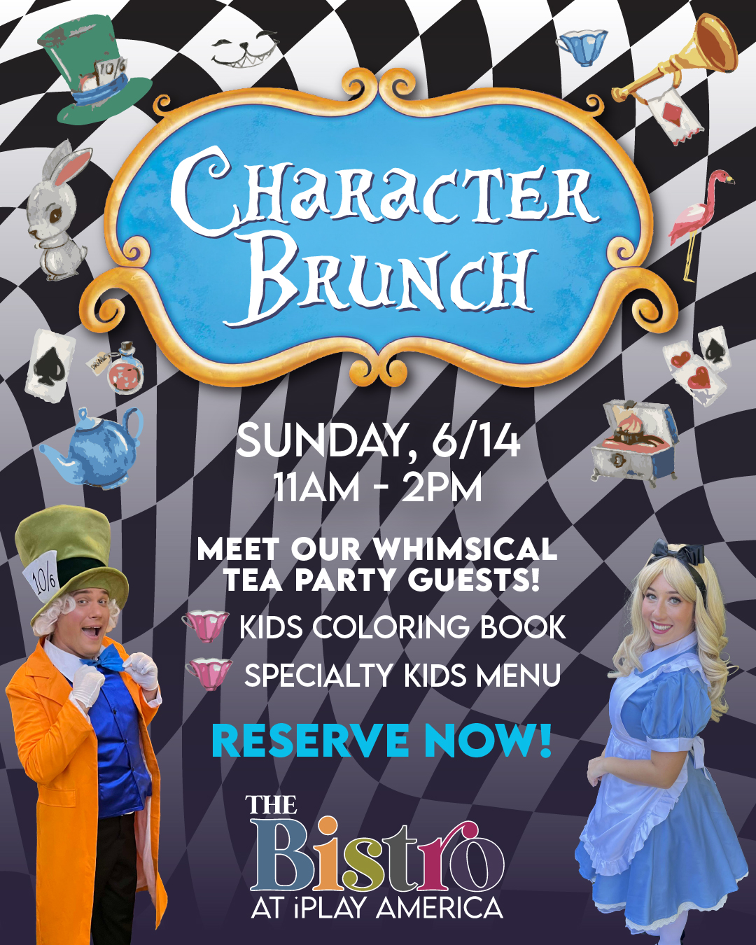 The Bistro at iPlay America Facebook ad