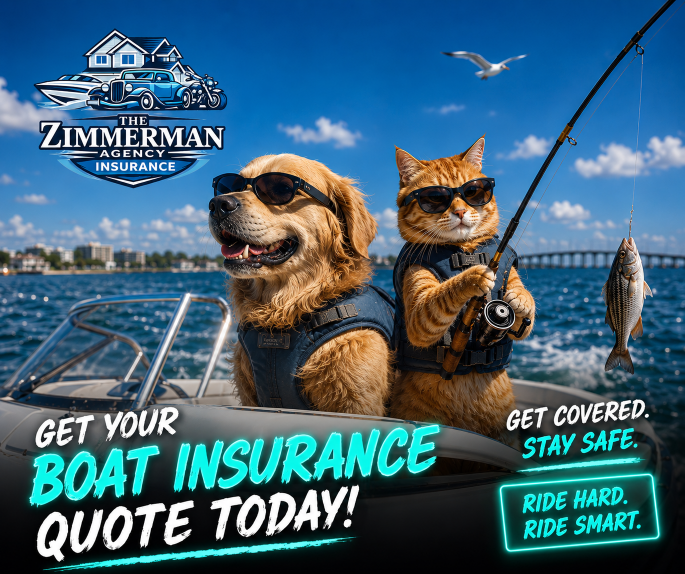 Brian Zimmerman: Allstate Insurance Facebook ad: Local Boat Coverage
