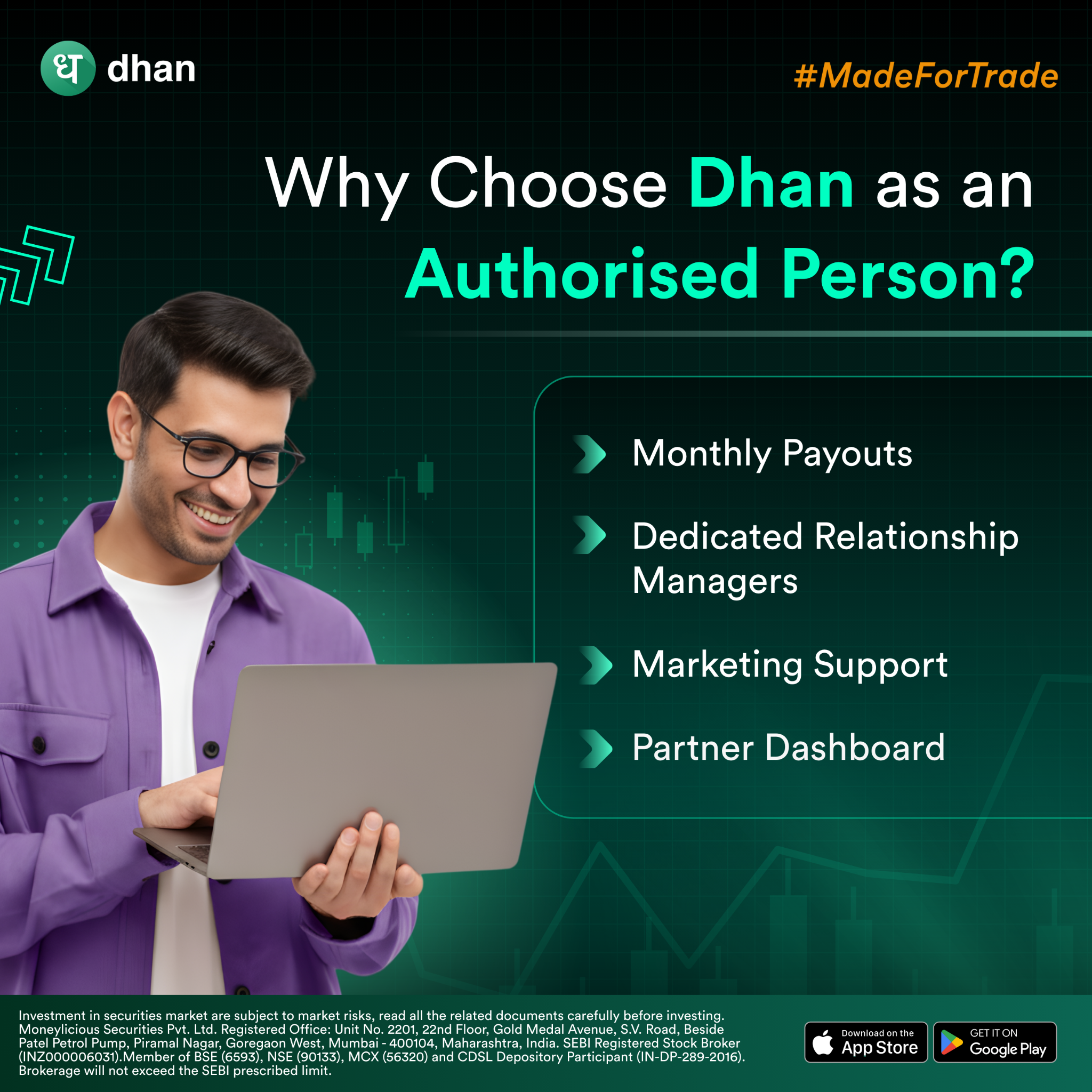 Dhan Facebook ad: Join Dhan