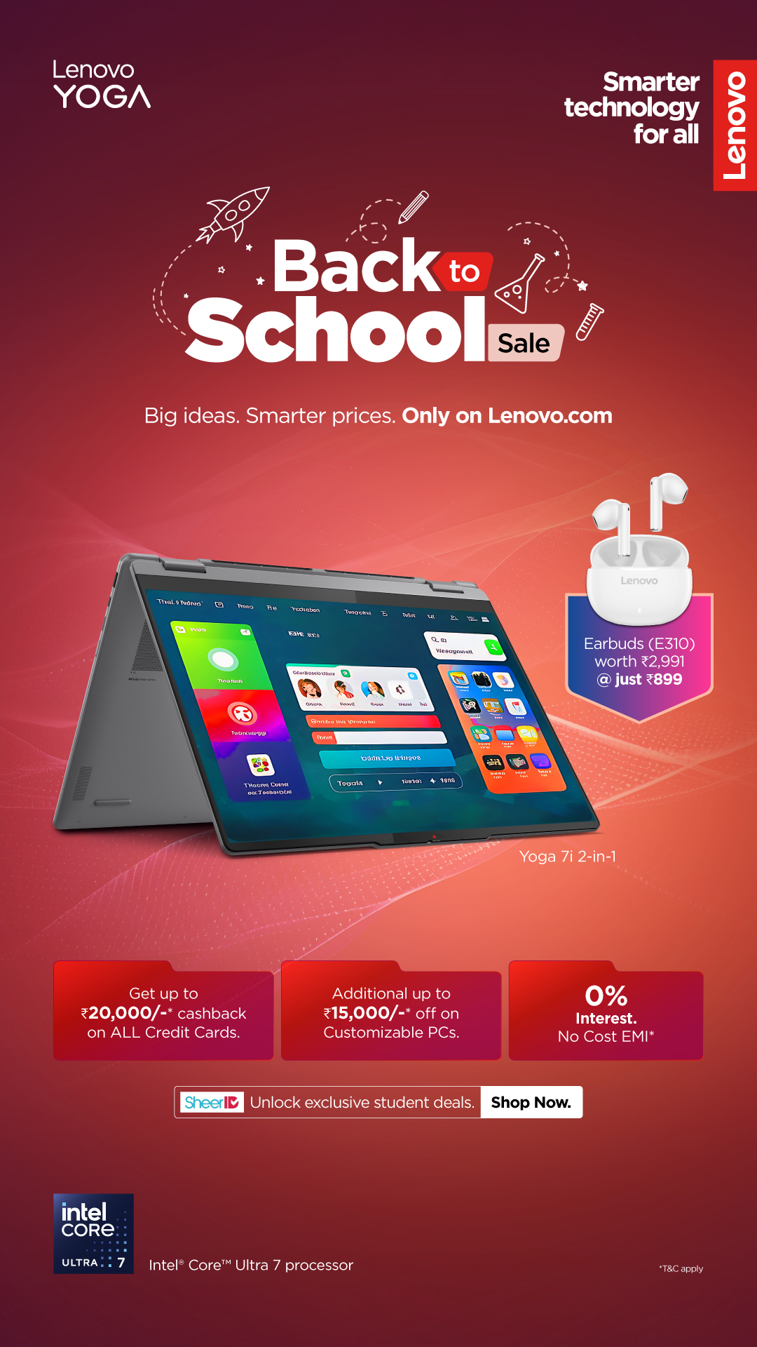 Lenovo India Facebook ad
