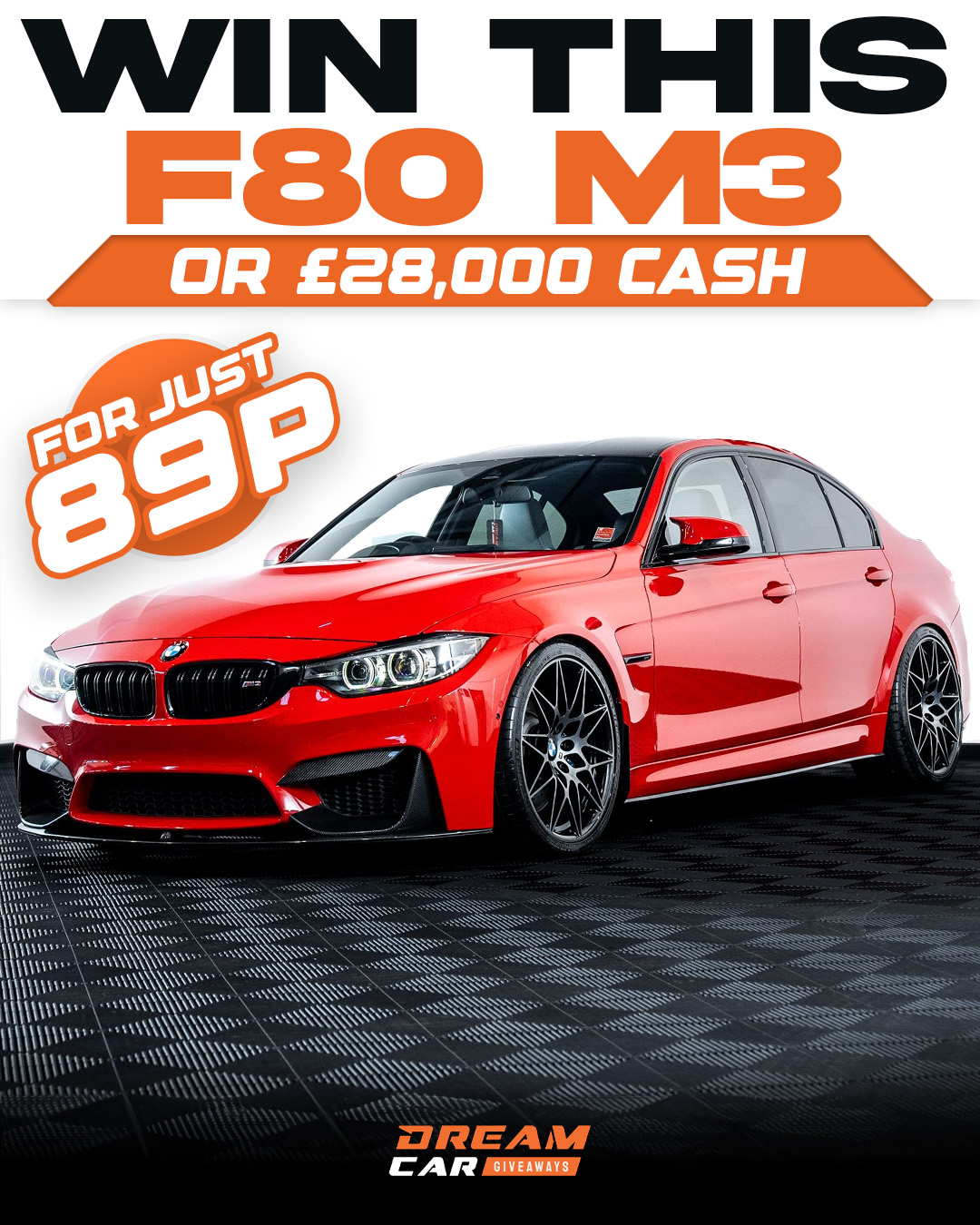 Dream Car Giveaways Facebook ad