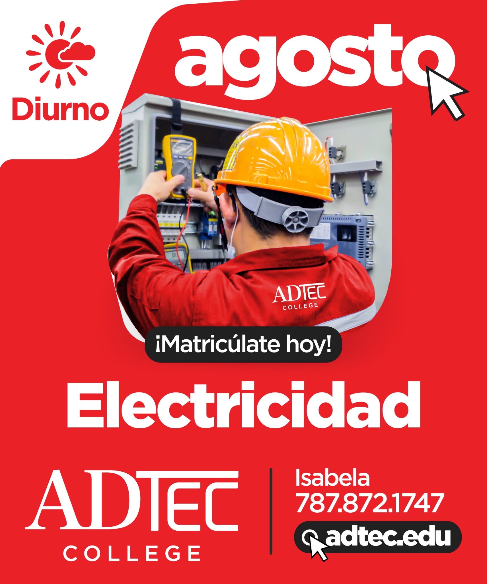 Adtec College Facebook ad