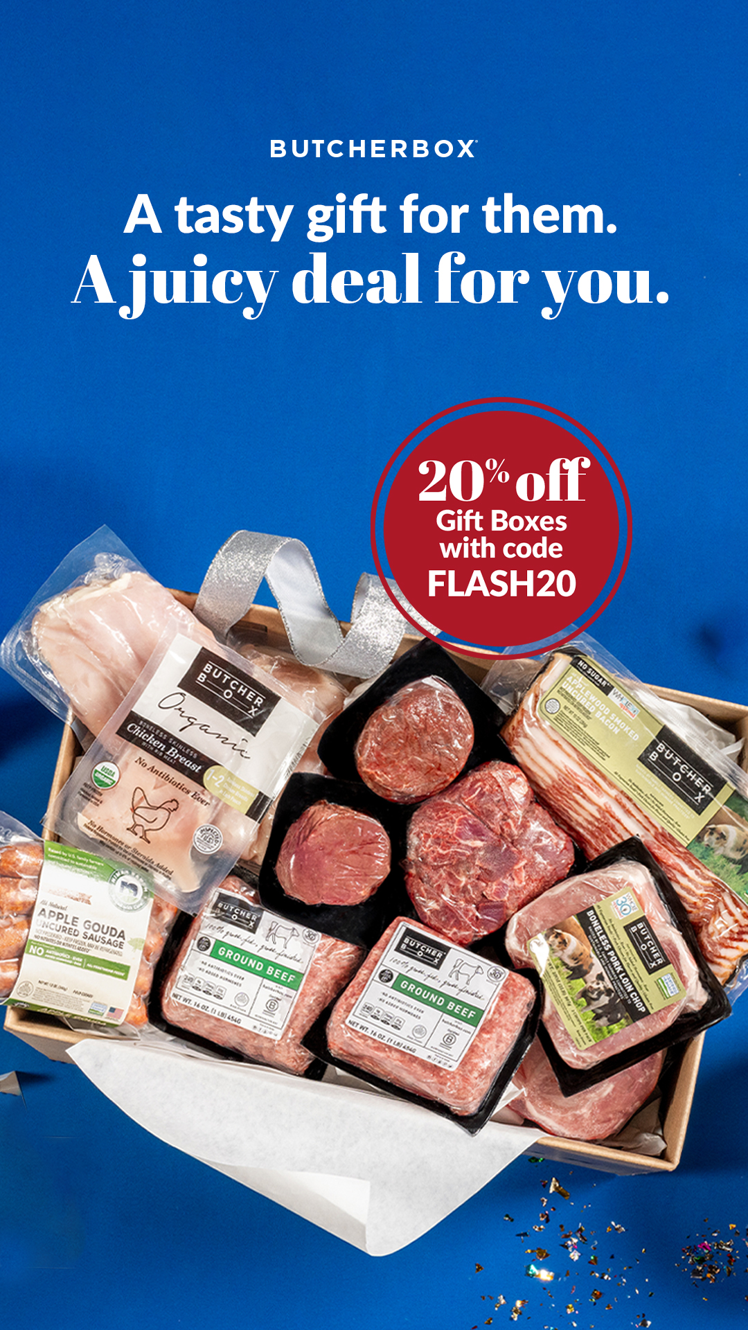 ButcherBox Facebook ad