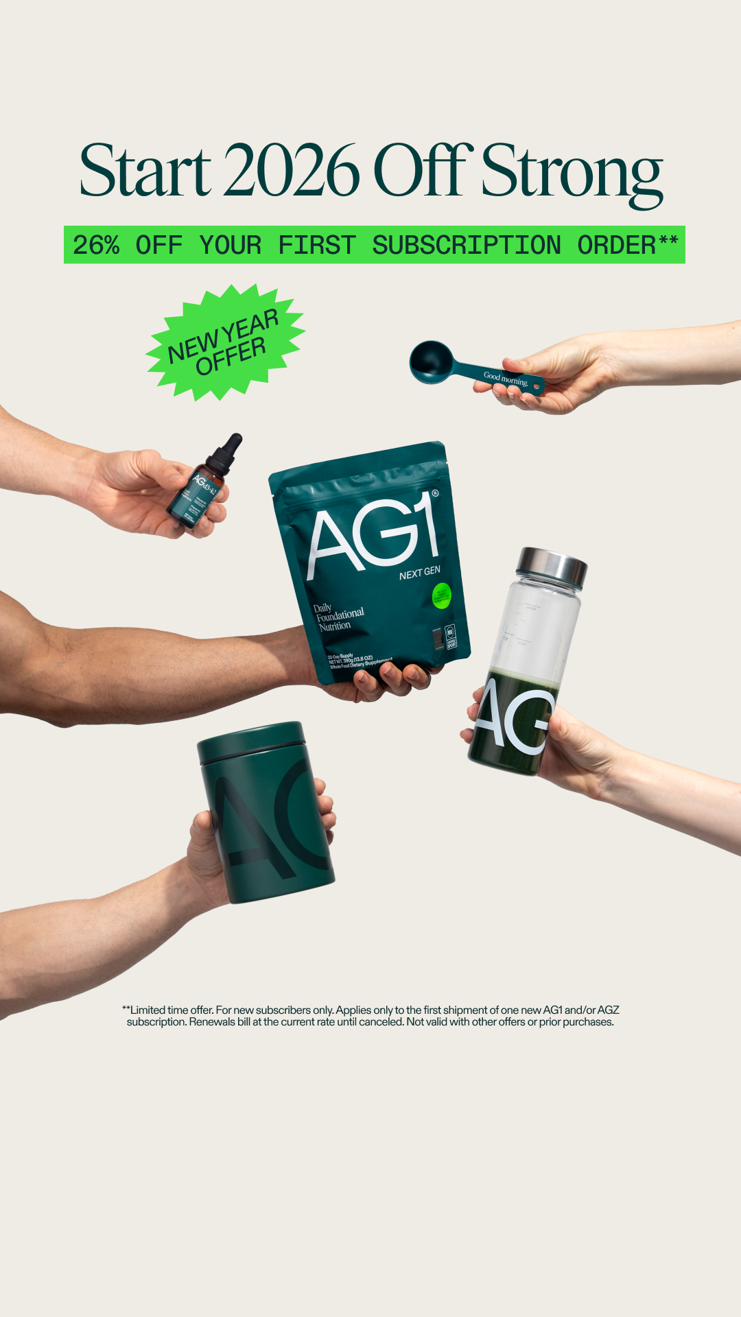 AG1 by Athletic Greens Facebook ad