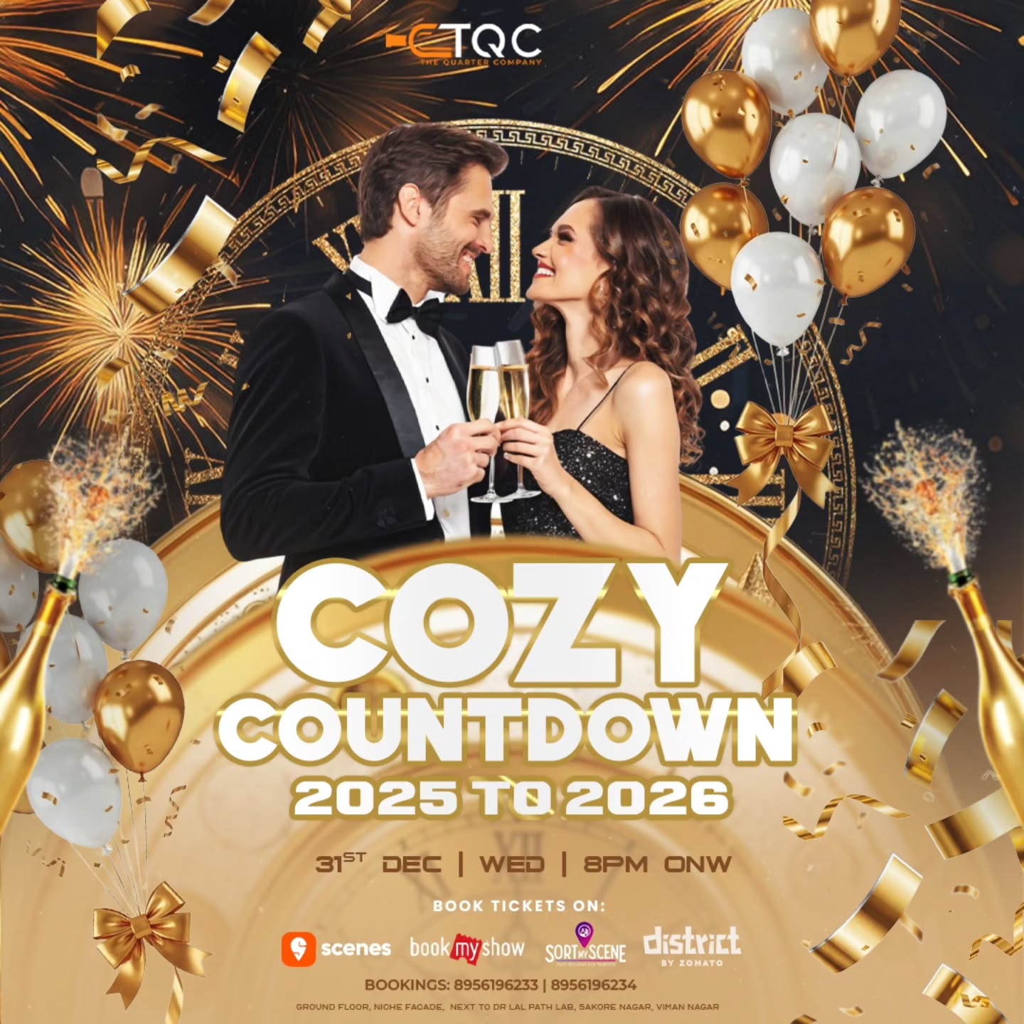 TQC - The Quarter Company Facebook ad: COZY COUNTDOWN 2025 → 2026