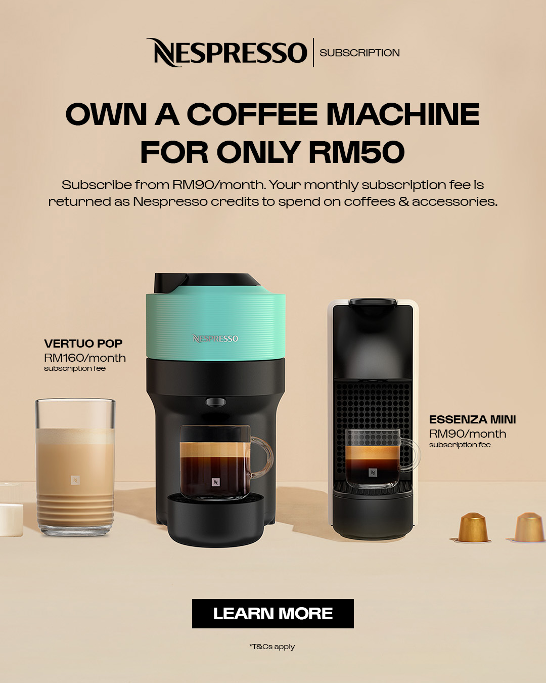 Nespresso Facebook ad