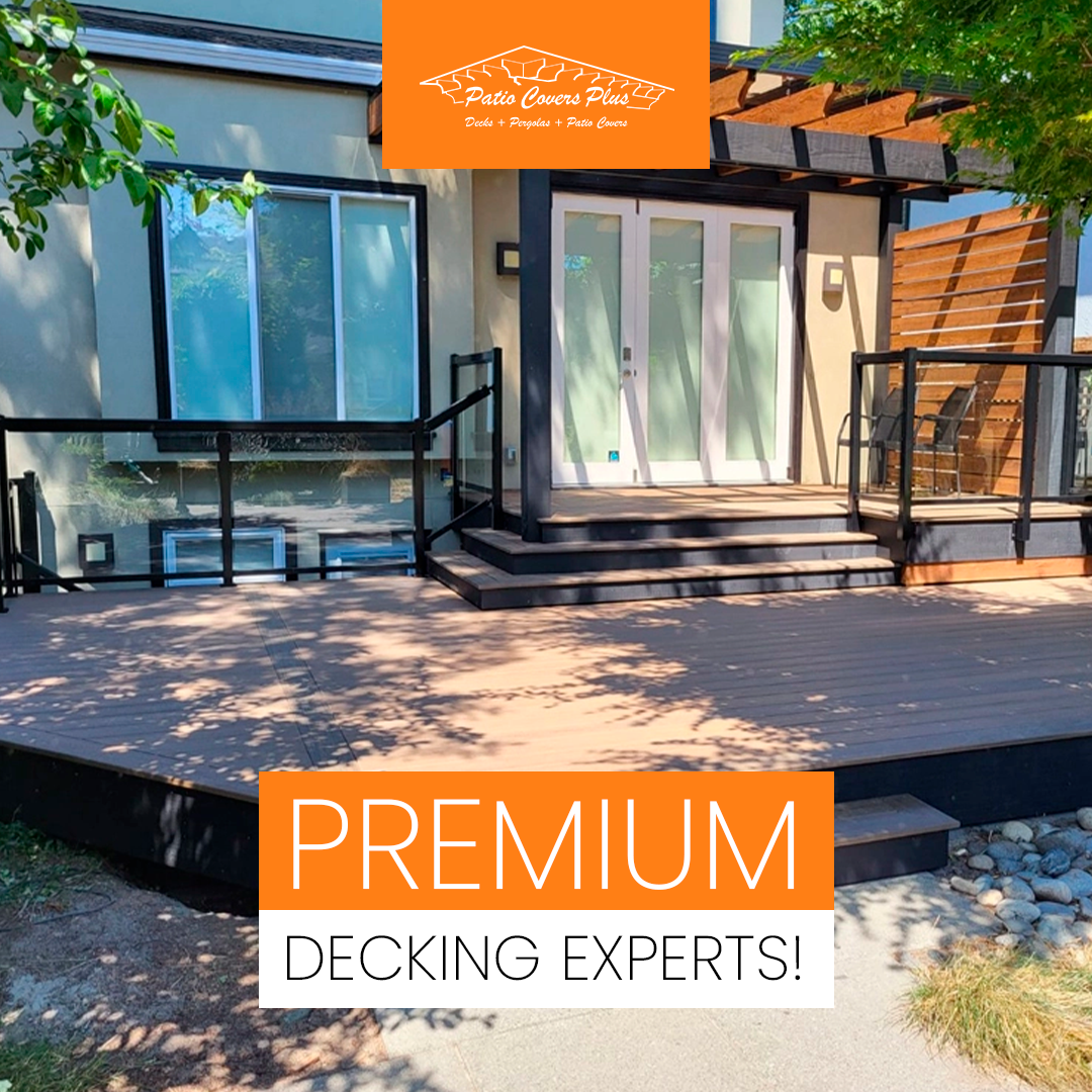 Plus Construction Decks, Pergolas & Patio Covers Facebook ad from Aug 20, 2025