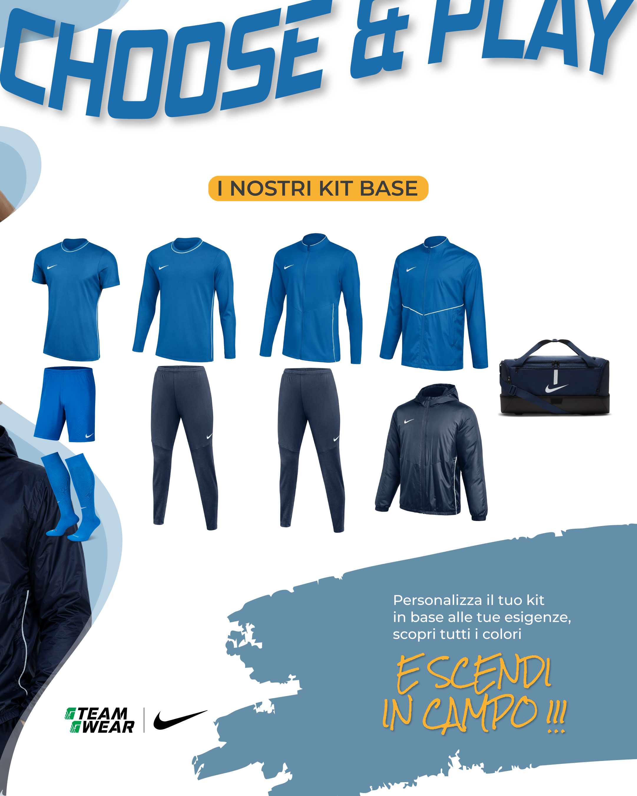 GGteamwear Facebook ad: Il kit della tua squadra, su misura!