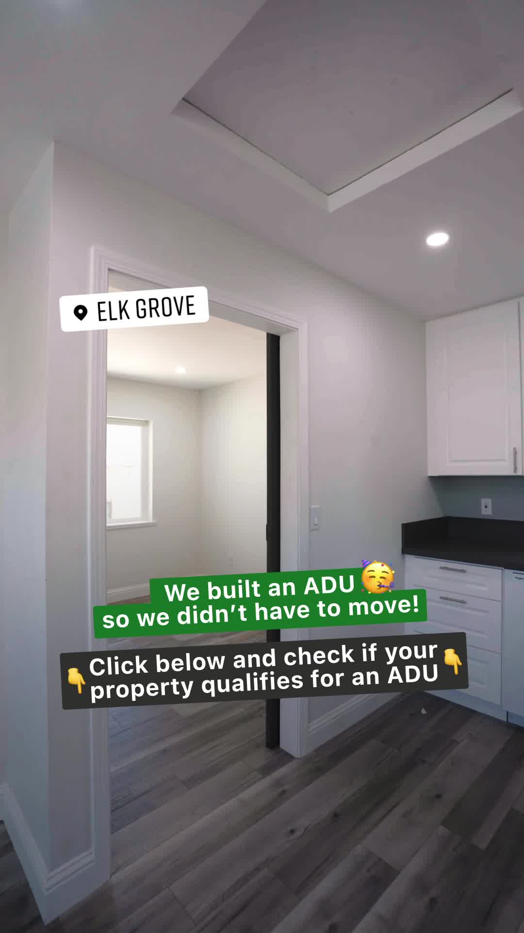 A+ Construction & Remodeling ADU Builders Facebook ad from Jan 5, 2026