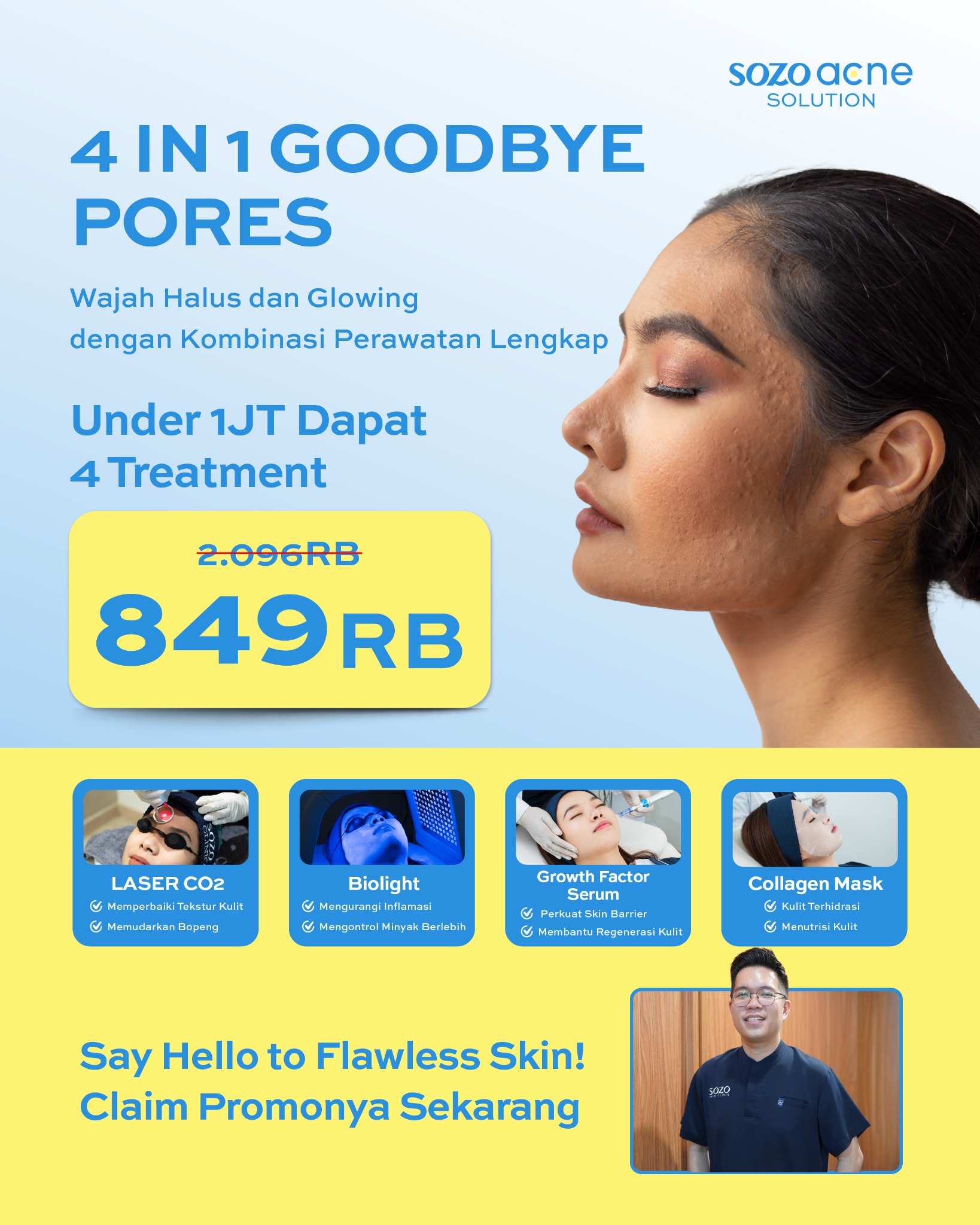 Sozo Acne Facebook ad