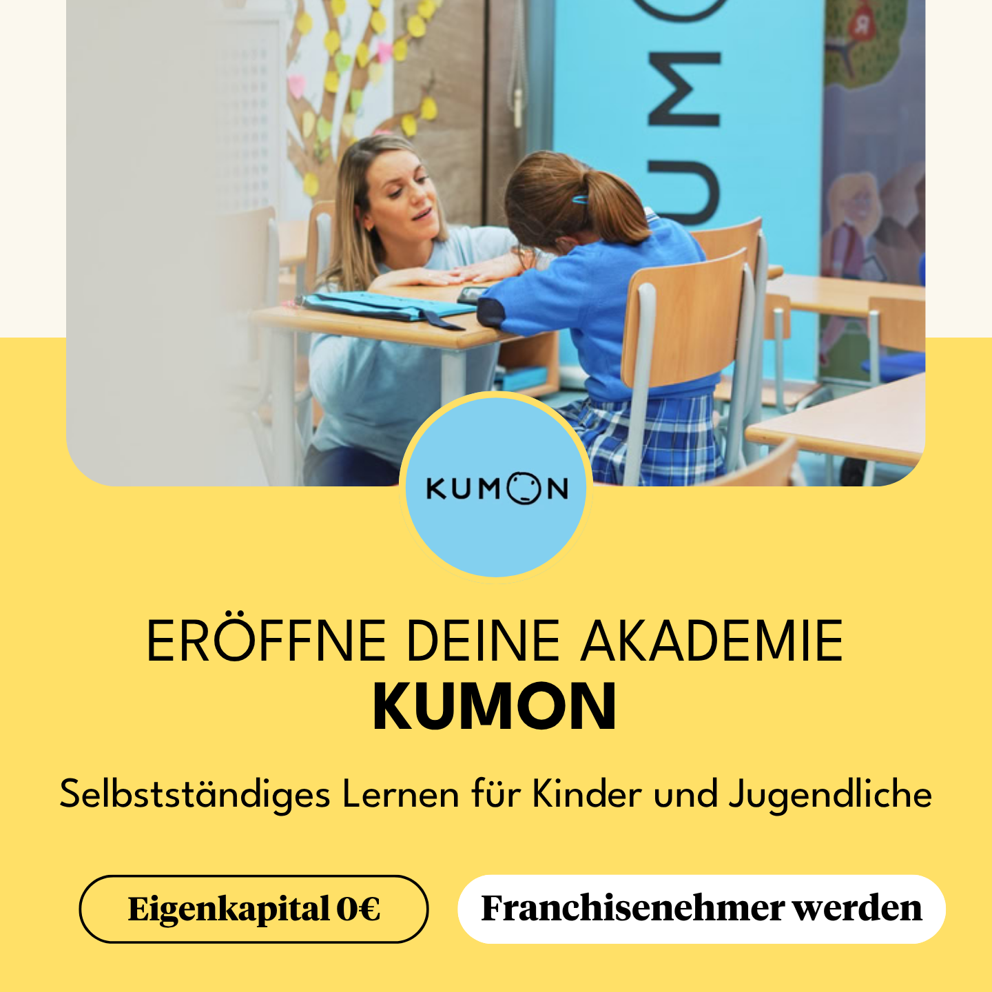 L’Express Franchise Deutschland Facebook ad: Bildungs-Franchise starten