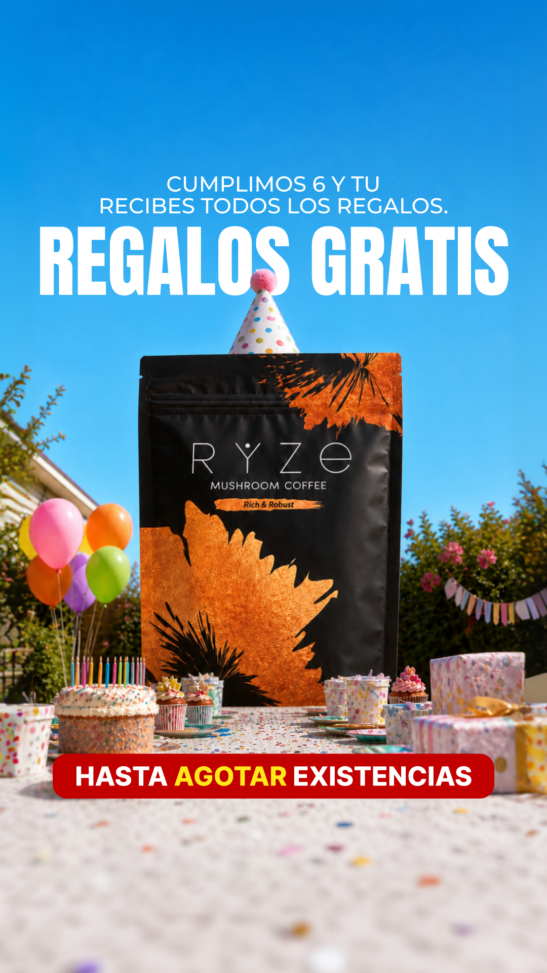 RYZE Superfoods Facebook ad