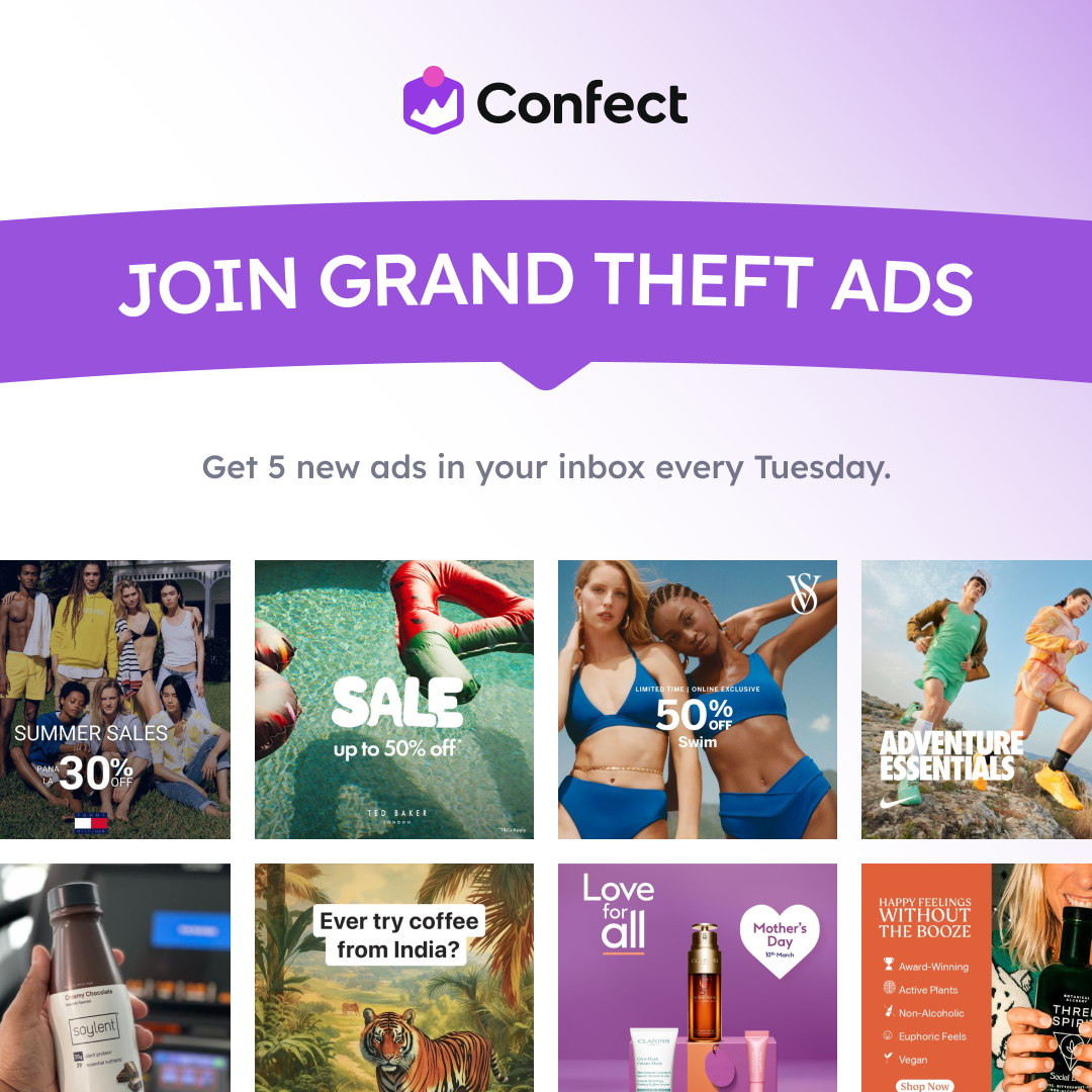 Confect Facebook ad