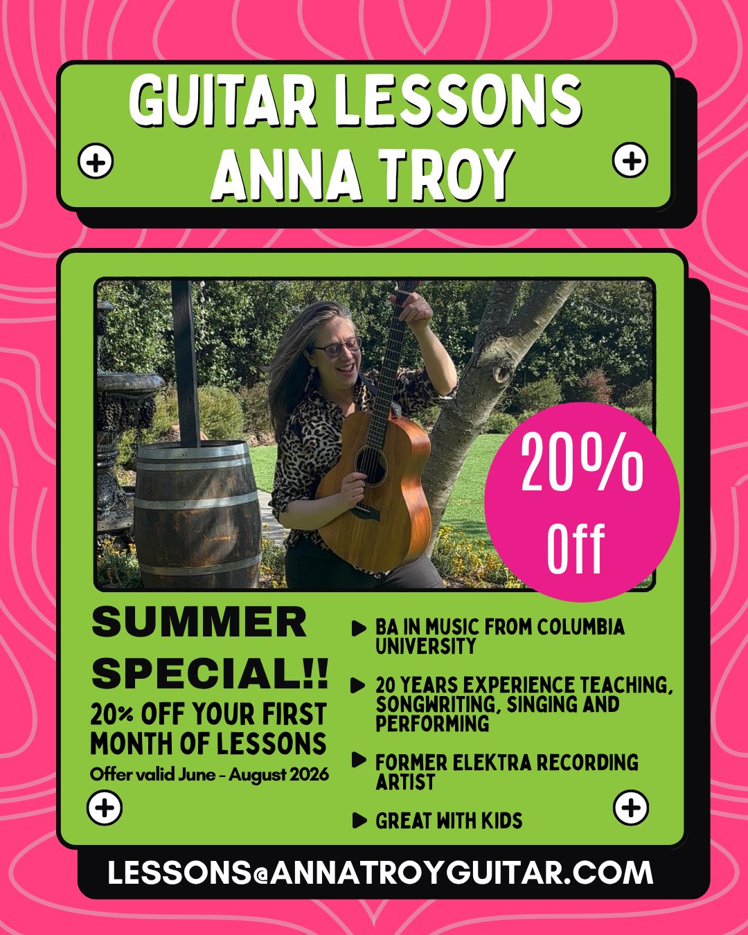 Anna Troy Music Facebook ad: Anna Troy