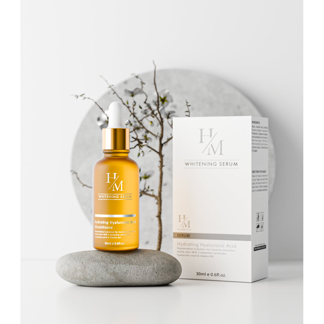 HM Cosmetics Facebook ad: Struggling with dull or acne-prone skin?