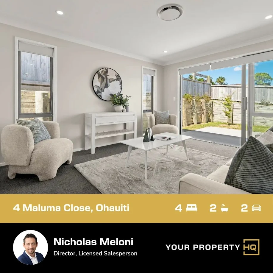 Nicholas Meloni Real Estate Tauranga Facebook ad: Designed for the Way You Live