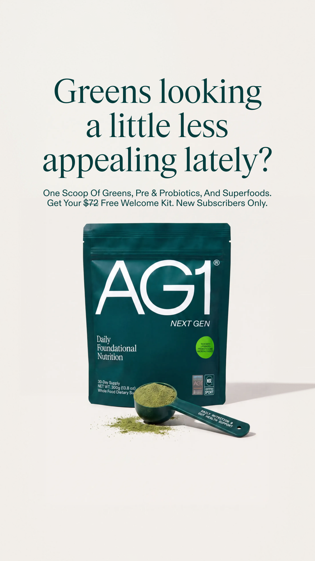 AG1 by Athletic Greens Facebook ad