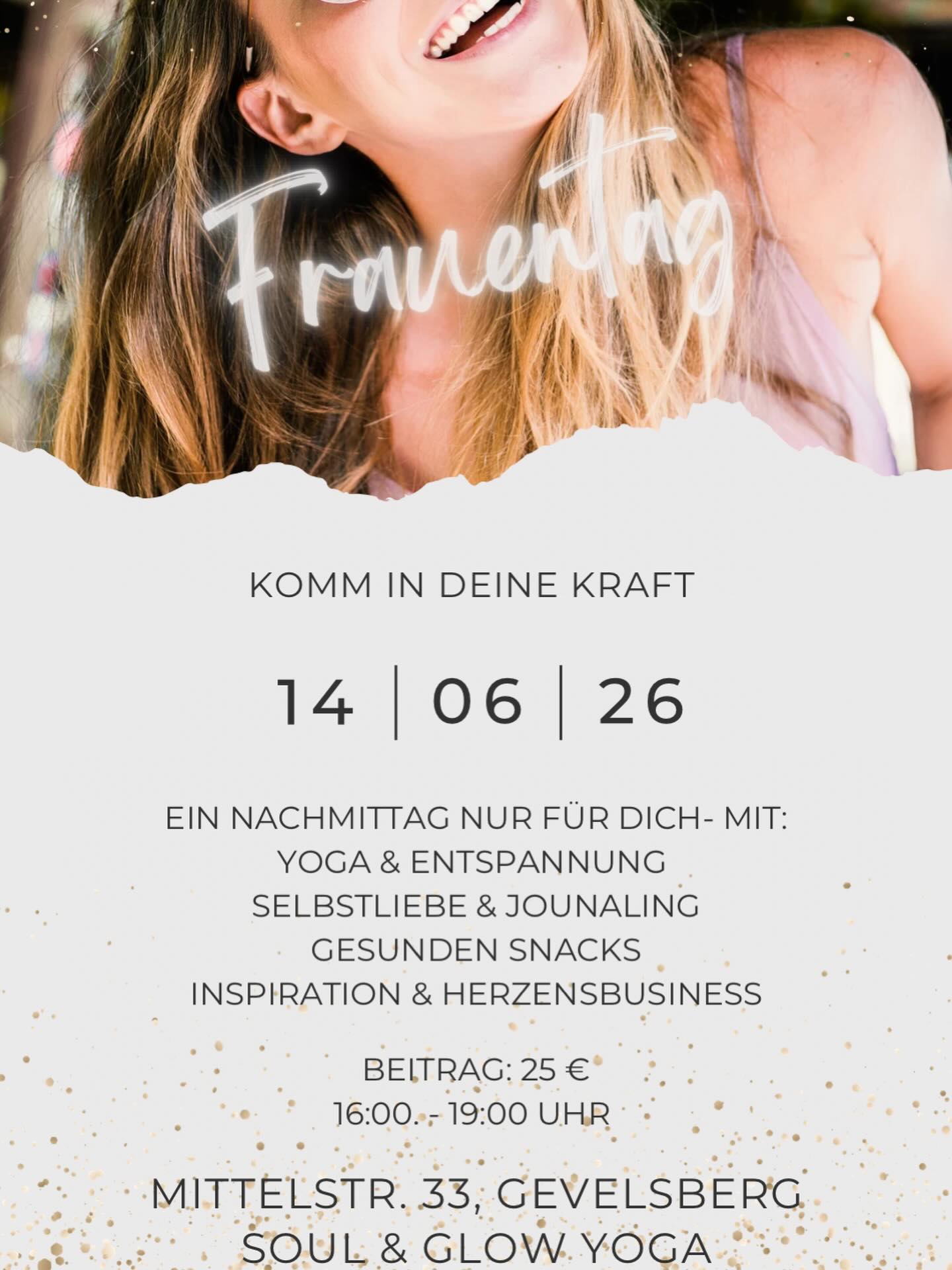 Soul and Glow Yoga Gevelsberg Facebook ad