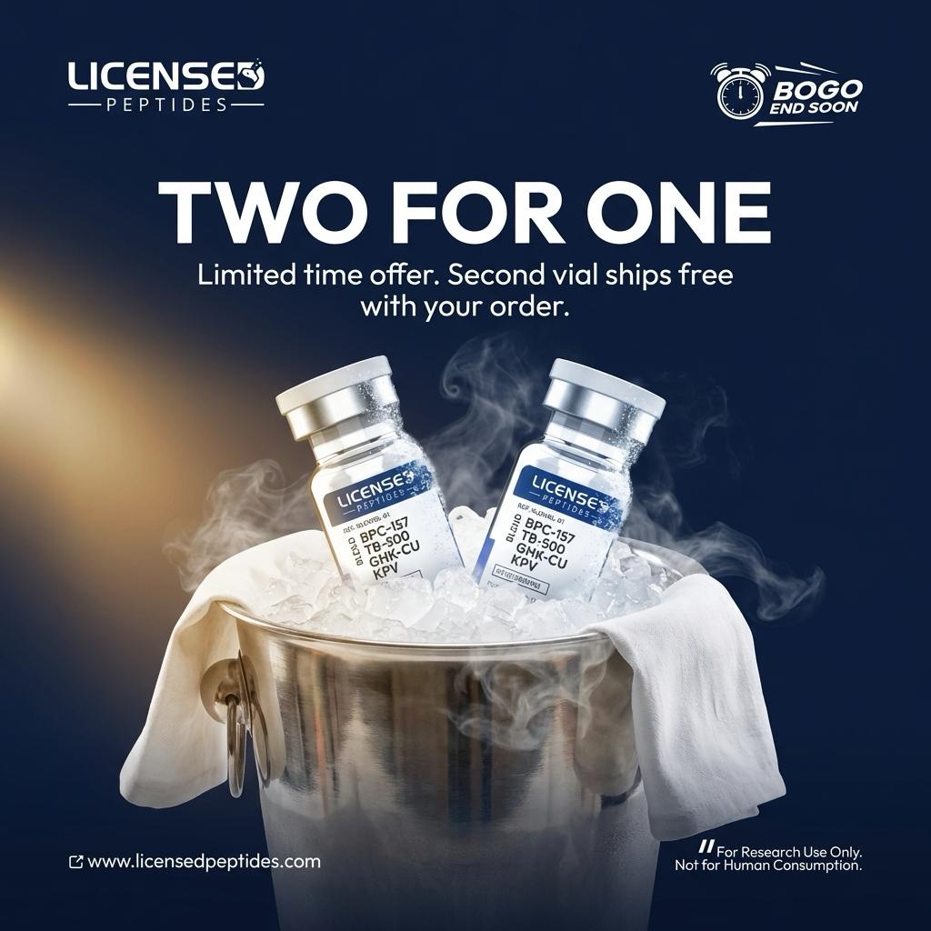LicensedPeptides Facebook ad