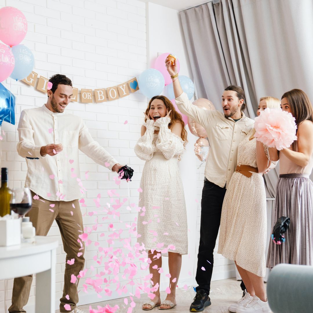 The Center for Women Facebook ad: Early Gender Reveal