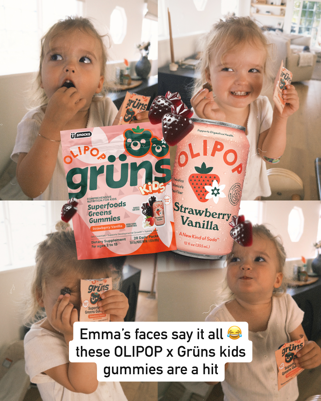 Grüns Kids Facebook ad
