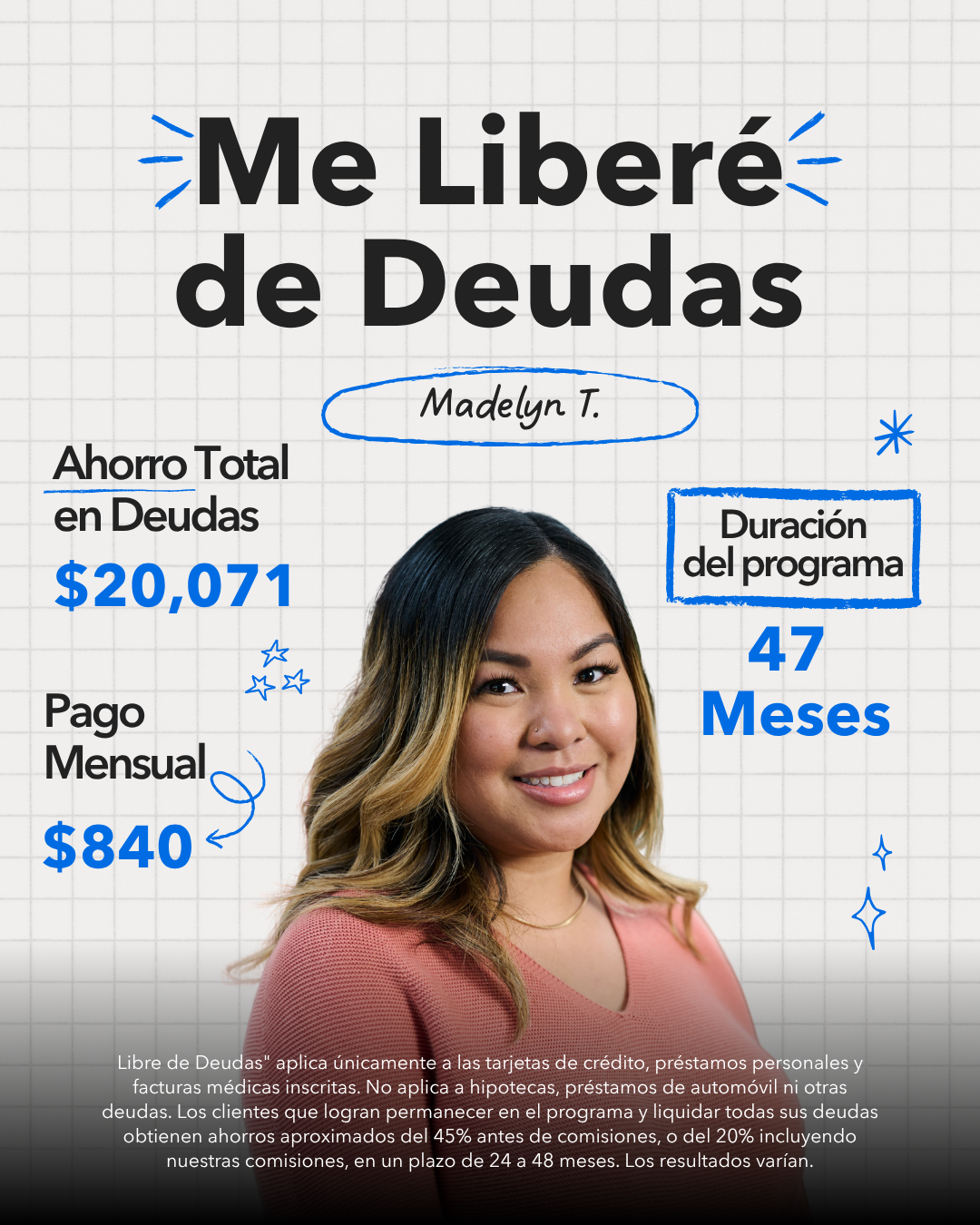 National Debt Relief Facebook ad