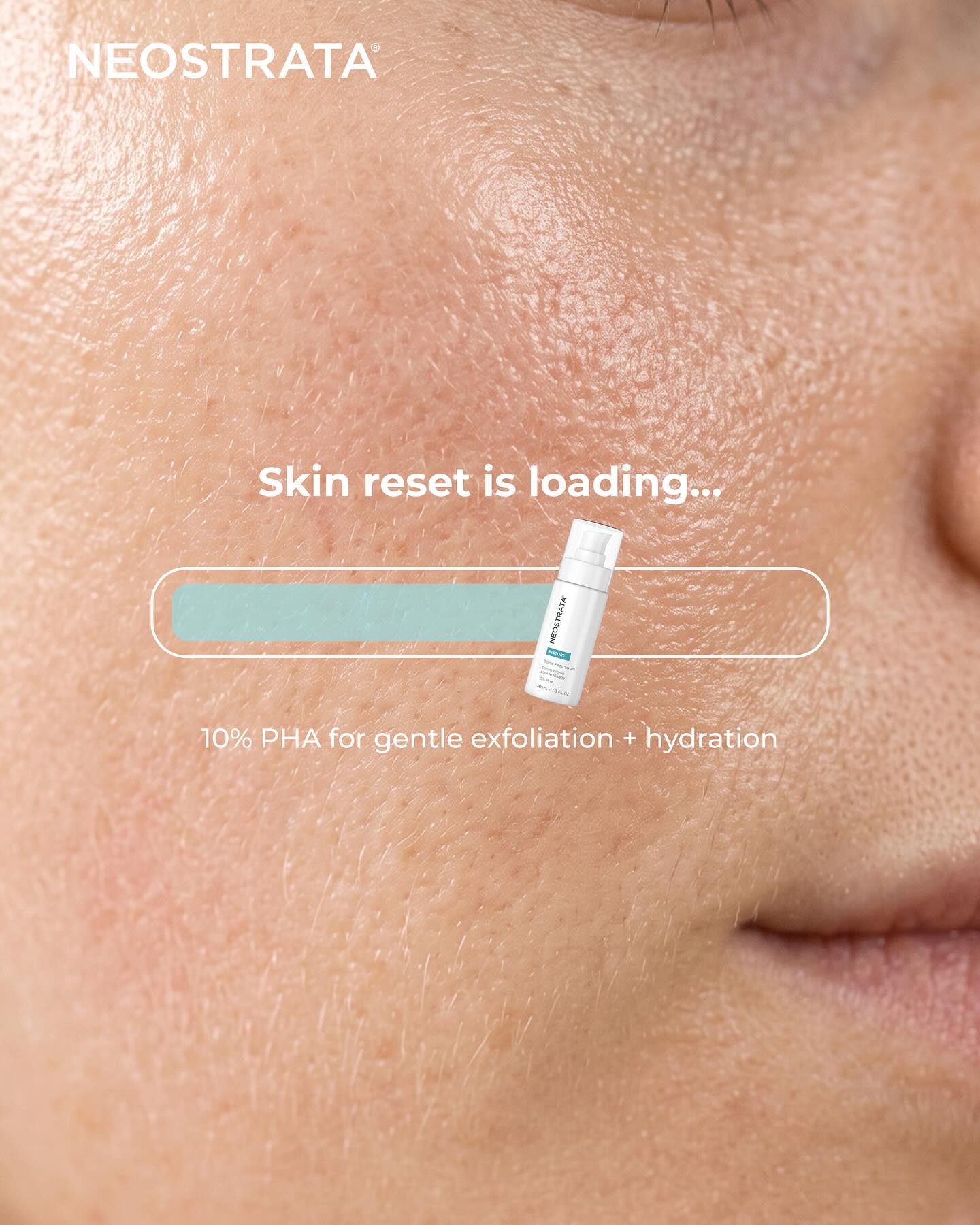 Neostrata Indonesia Facebook ad: Skin reset, but make it gentle.