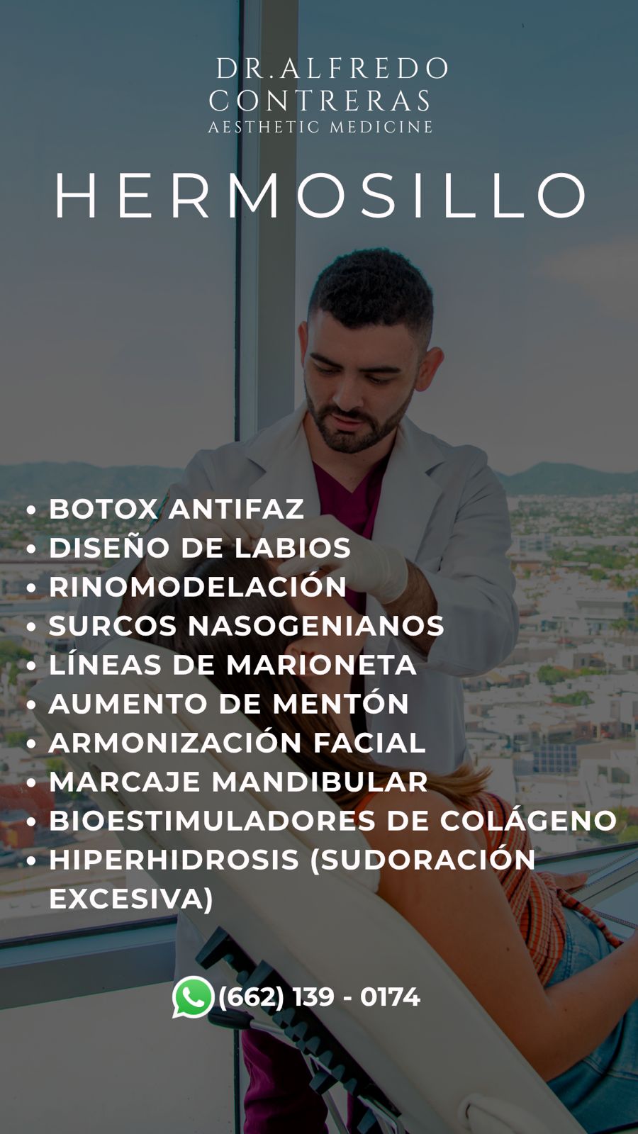 Dr. Alfredo Contreras. Facebook ad: Este verano luce espectacular