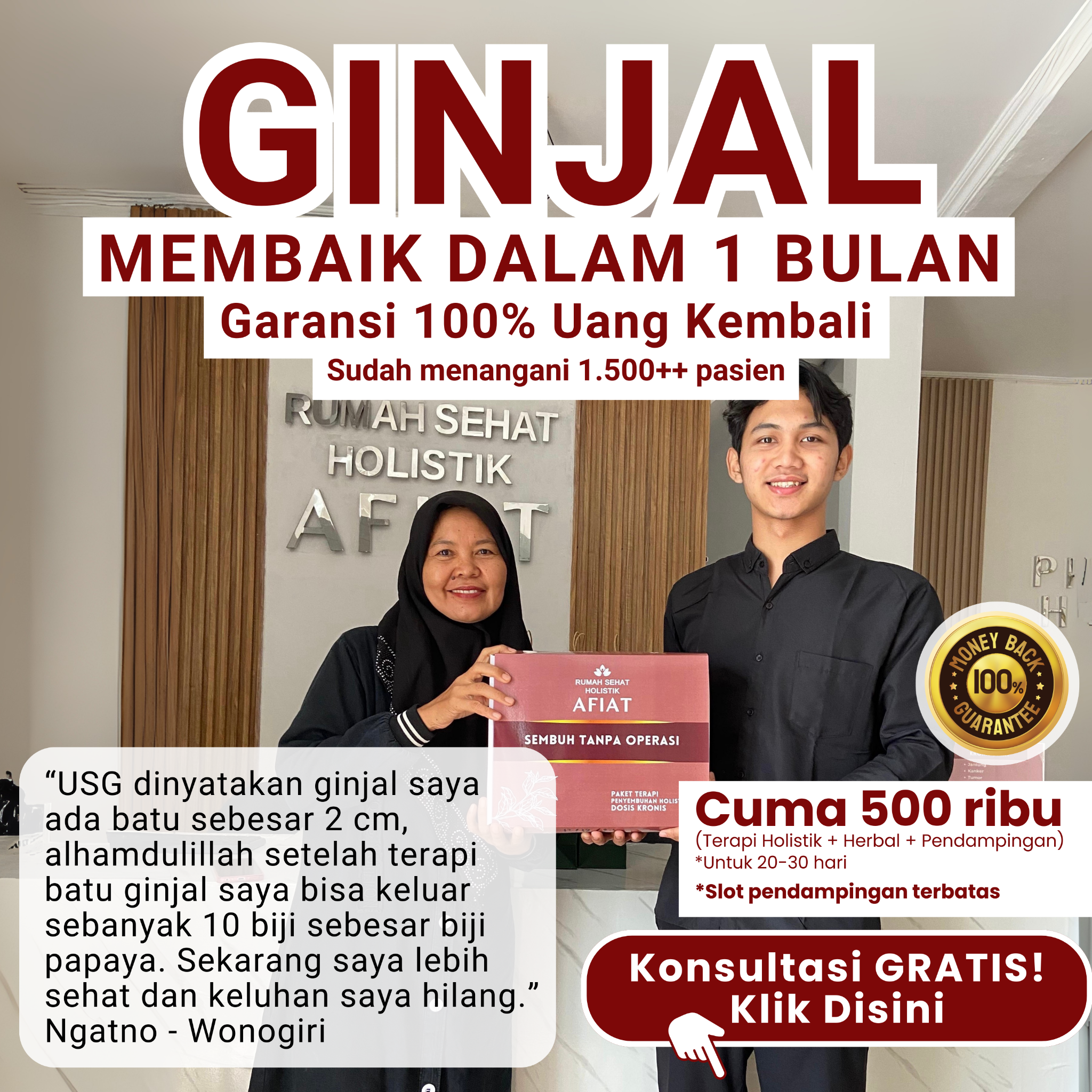 AFIAT Holistic Centre Facebook ad