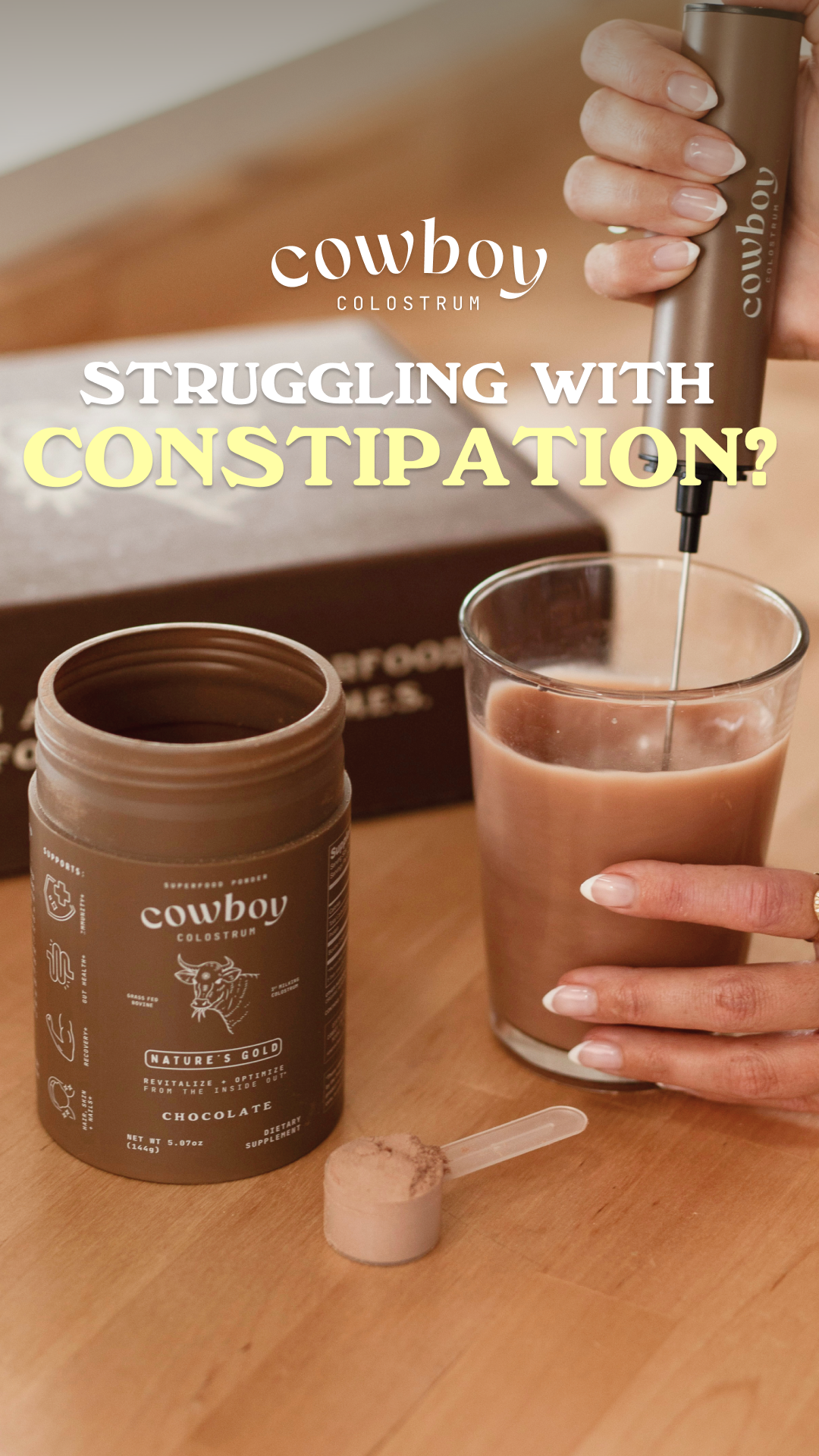 Cowboy Colostrum Facebook ad